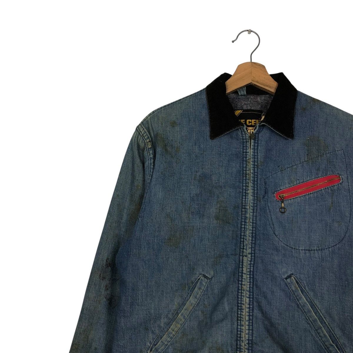 Vintage 🔥VINTAGE 50’s DENIM JACKET DEE CEE USA MADE BLANKET TALON Size US M / EU 48-50 / 2 - 9 Thumbnail
