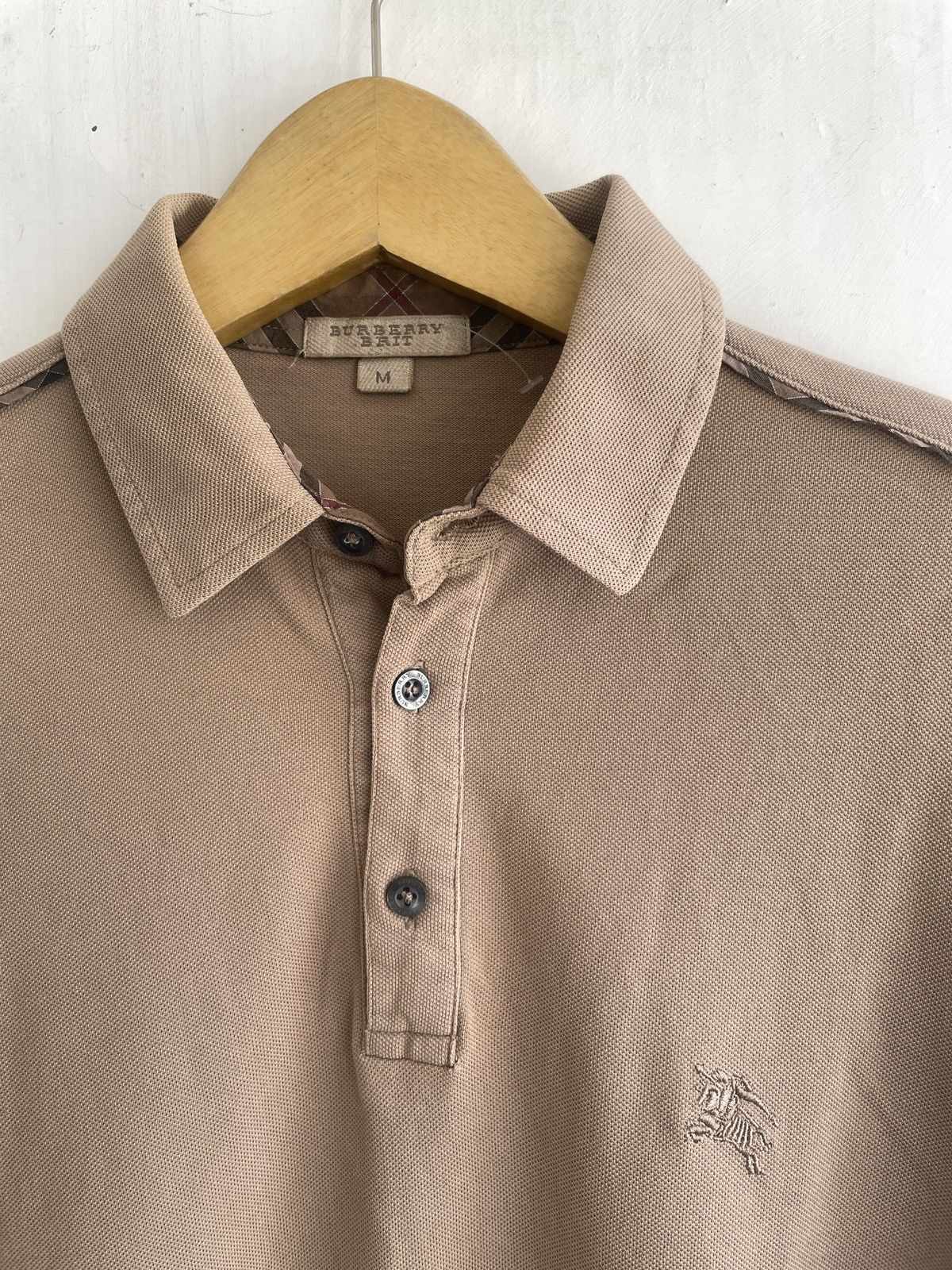 Burberry BURBERRY LONG SLEEVE POLO Size US M / EU 48-50 / 2 - 3 Thumbnail