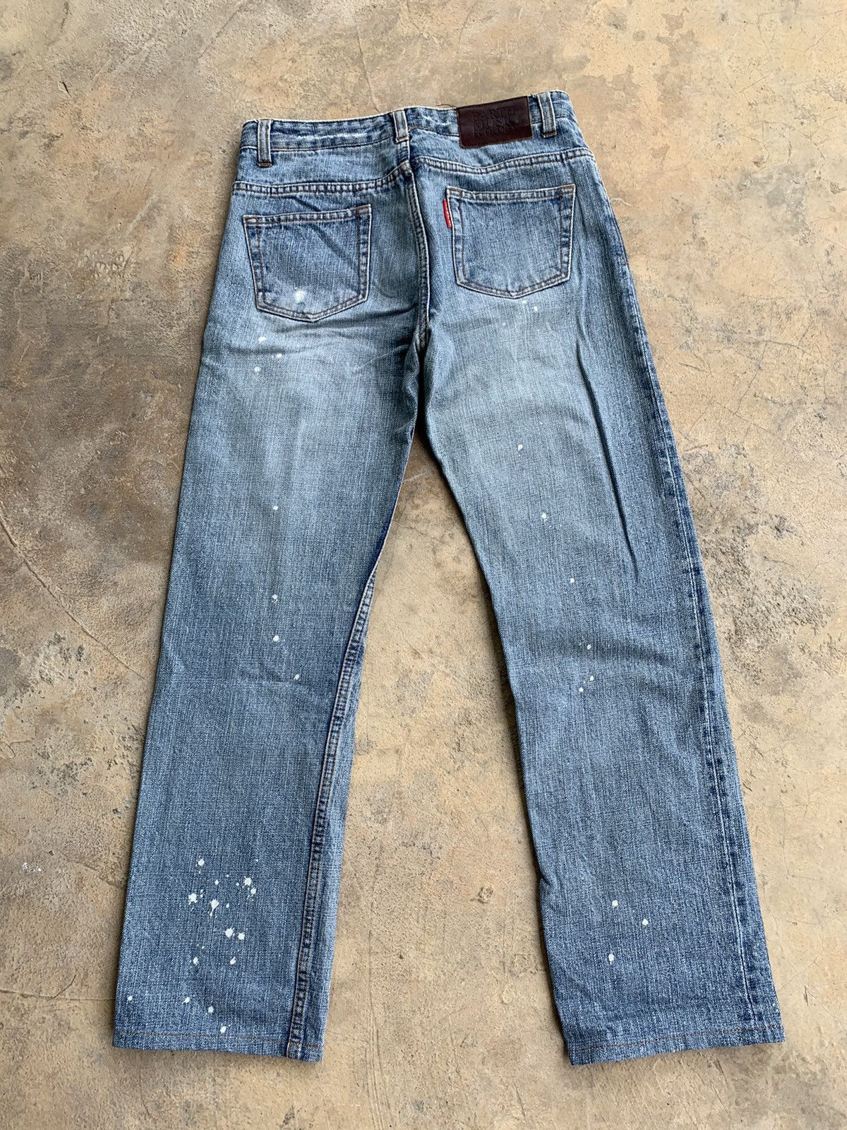 Japanese Brand Earth Music Ecology Selvedge Distressed Denim Size US 28 / EU 44 - 2 Thumbnail