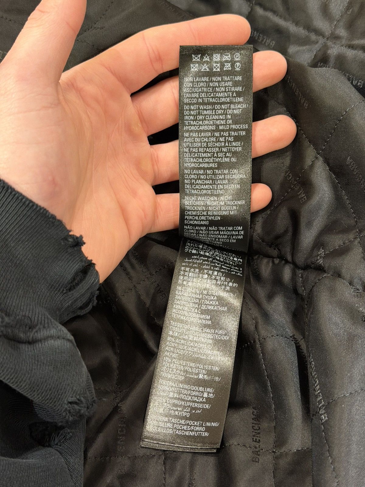 Balenciaga Balenciaga Faux Fur Jacket - Black Size US L / EU 52-54 / 3 - 5 Thumbnail