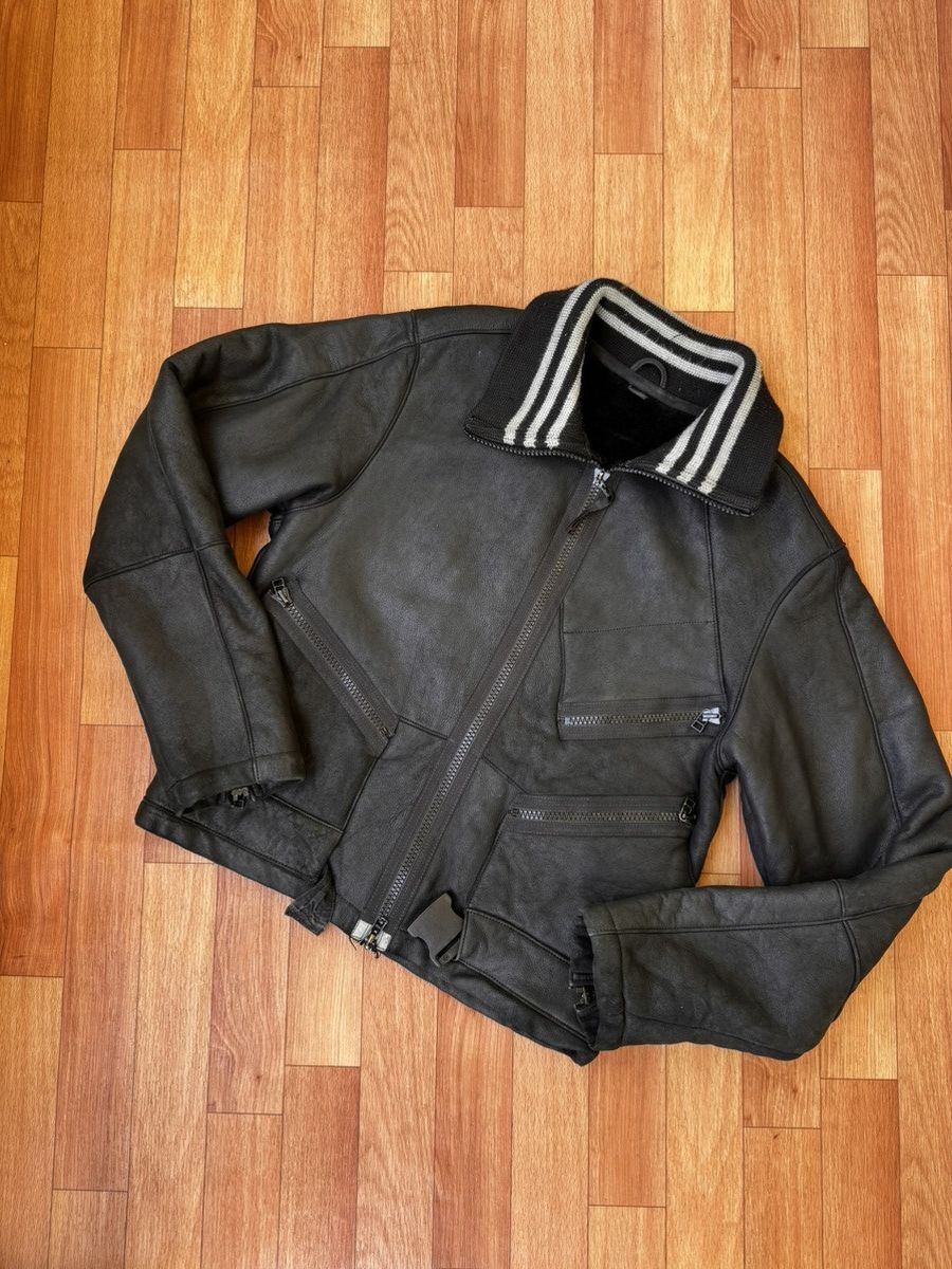 Adidas × Y-3 🕷️💥Yohji yamamoto x adidas shearling blouson lambskin jacket Size US M / EU 48-50 / 2 - 11 Thumbnail