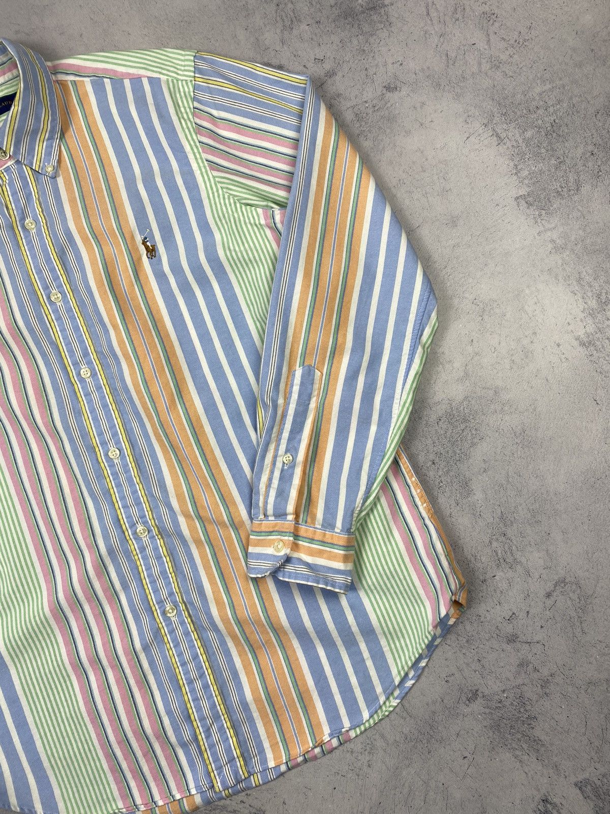Polo Ralph Lauren Polo Ralph Lauren Striped Long Sleeve Button Up Shirt Size US M / EU 48-50 / 2 - 3 Thumbnail