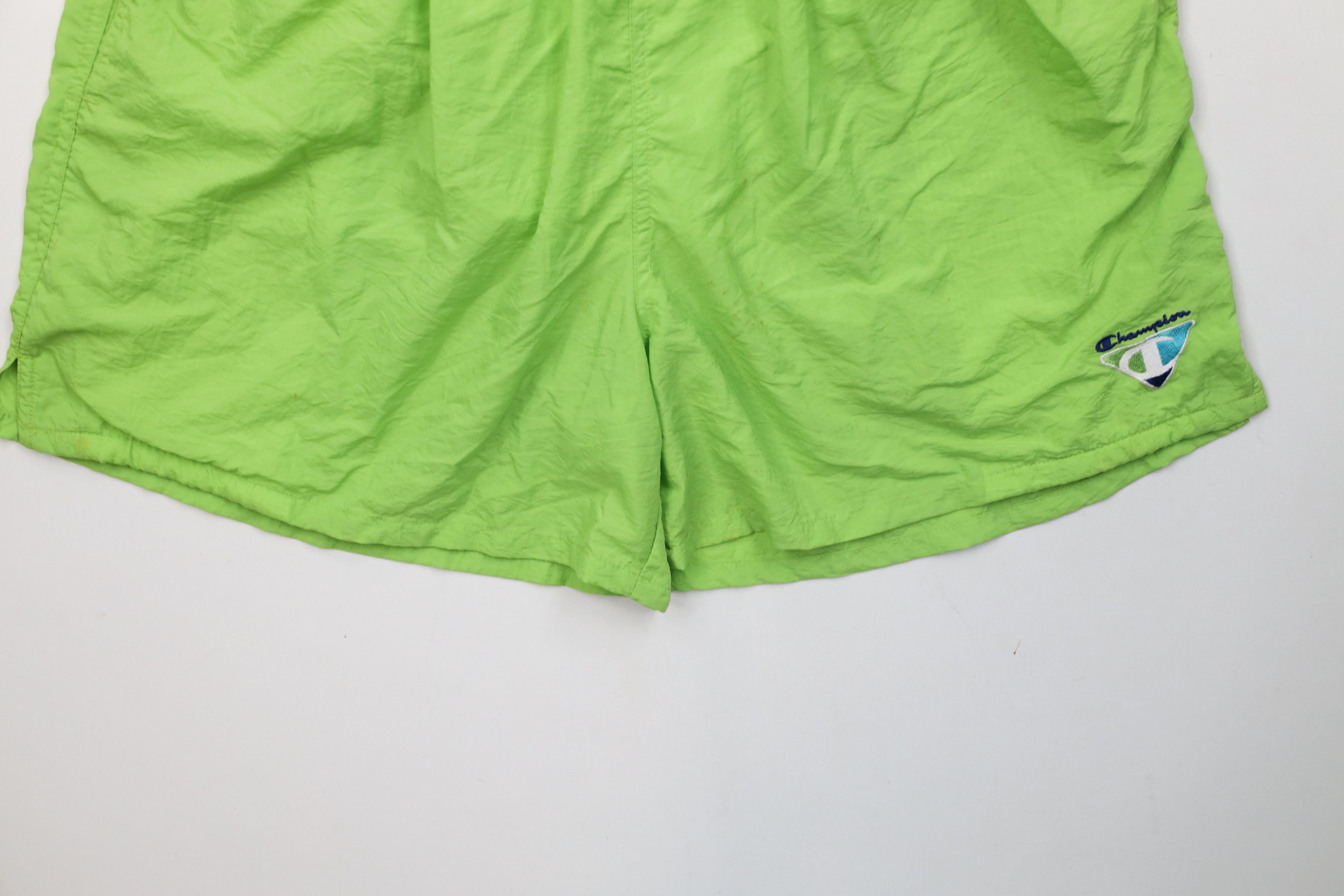 Champion × Vintage Deadstock Vintage 90s Champion Above Knee Shorts Trunks Size US 36 / EU 52 - 4 Thumbnail