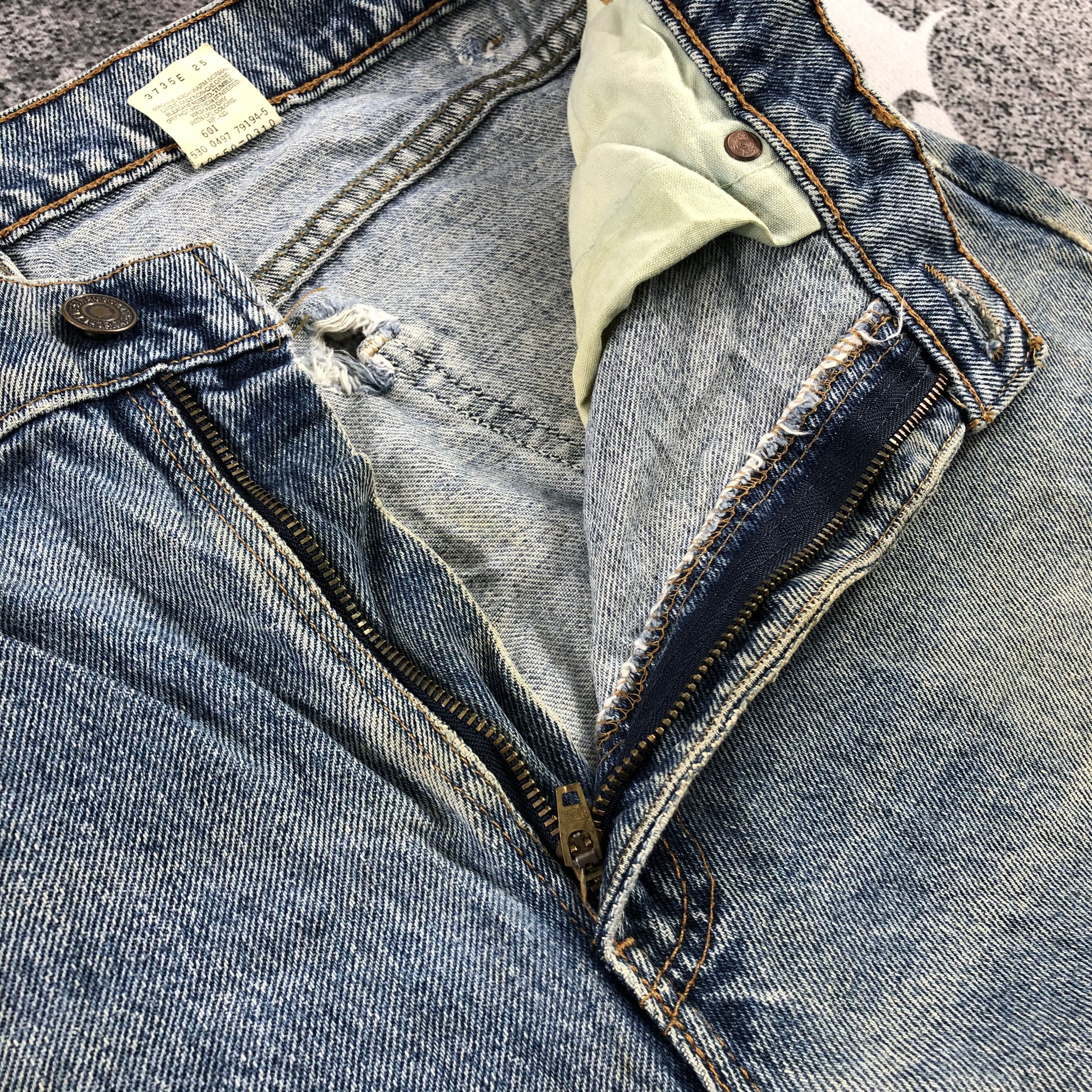 Levi's Vintage 90s Levis 550 Jeans Rusty Wash Denim KJ1089 Size US 32 / EU 48 - 13 Thumbnail