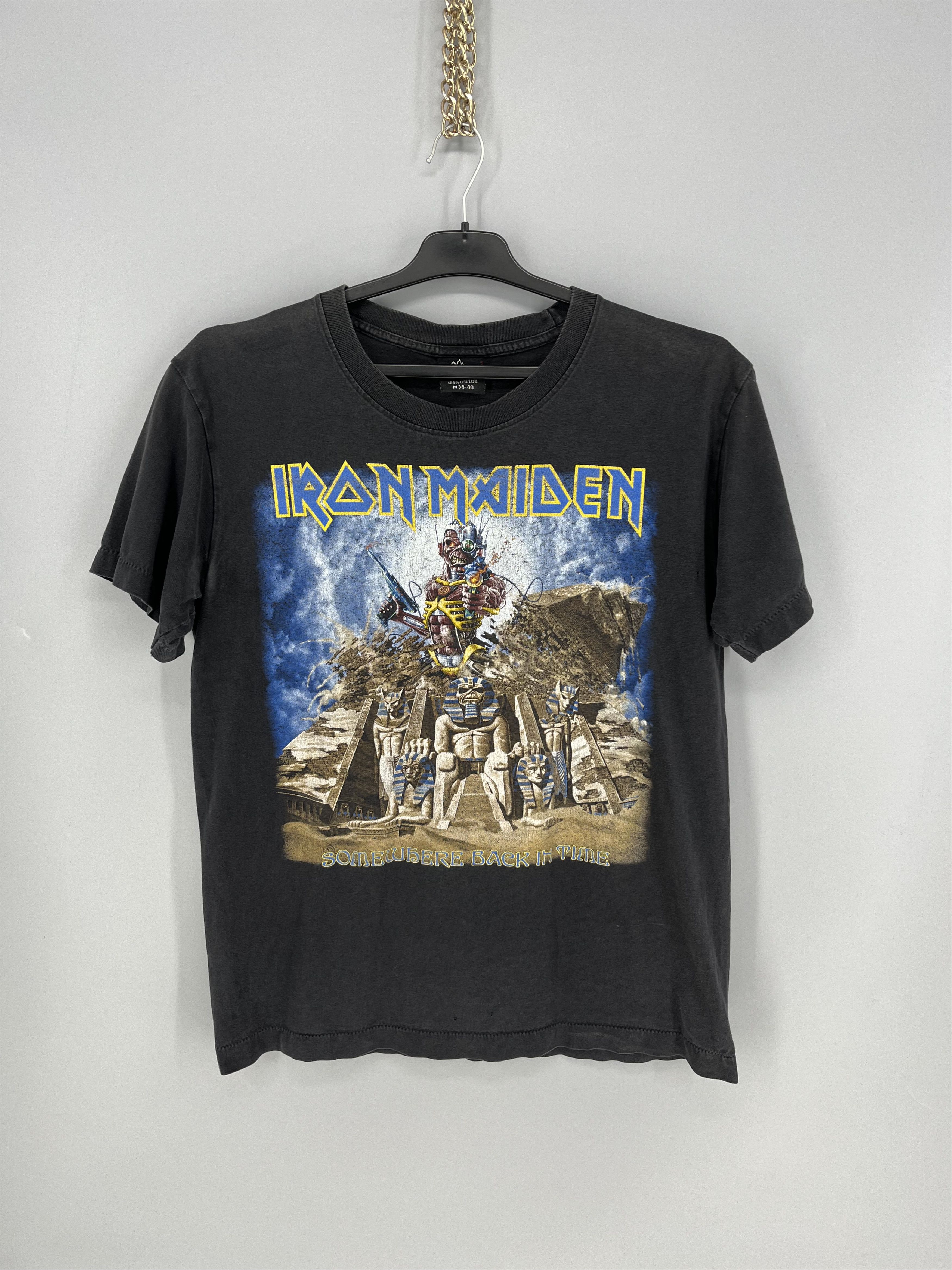 Iron Maiden Vintage Iron Maiden Double Sided Tee Vtg 90s Travis Size US M / EU 48-50 / 2 - 1 Thumbnail