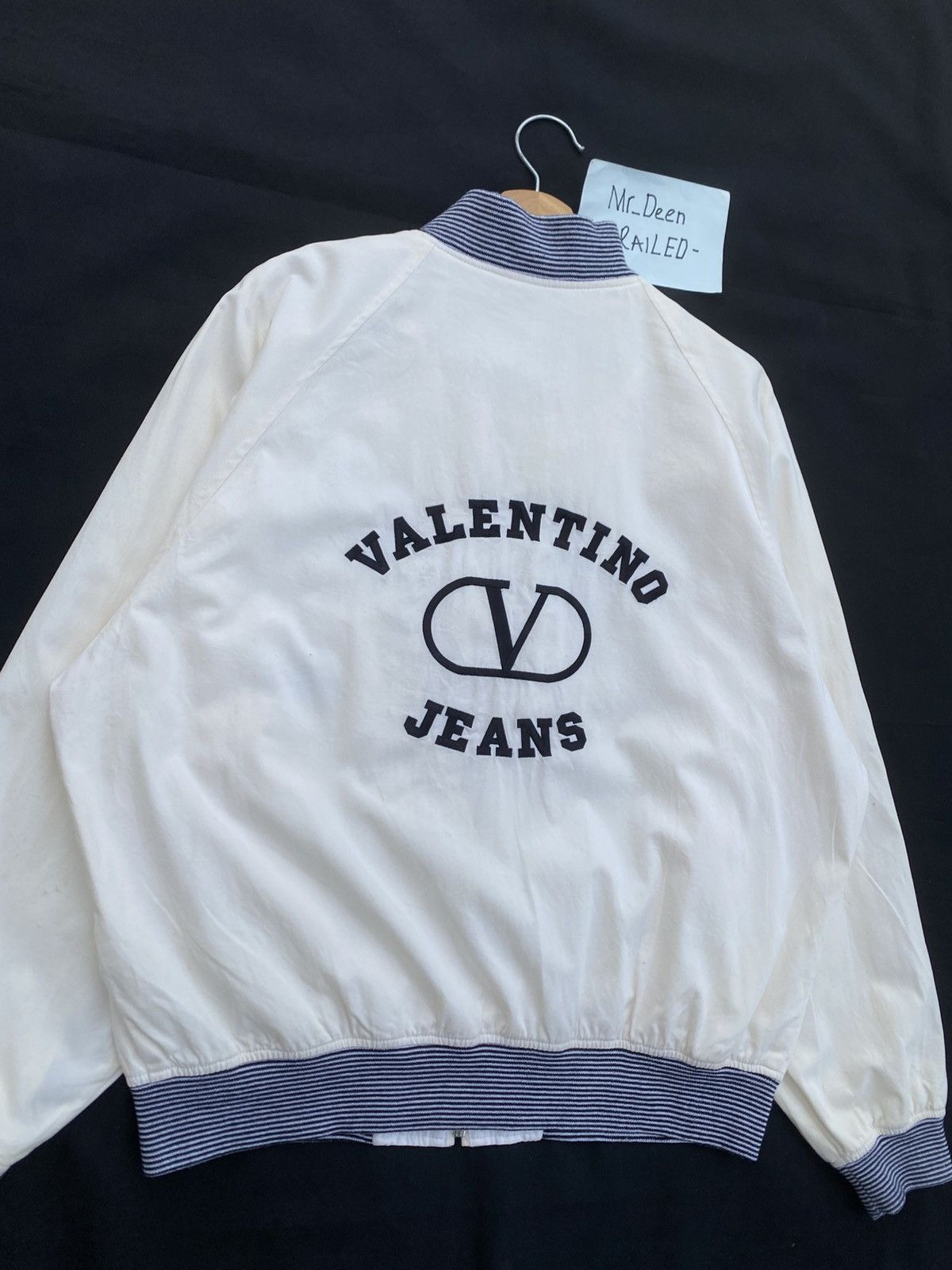 Valentino Rare Vintage Valentino Jeans Big Logo Cotton Jacket Size US M / EU 48-50 / 2 - 6 Thumbnail