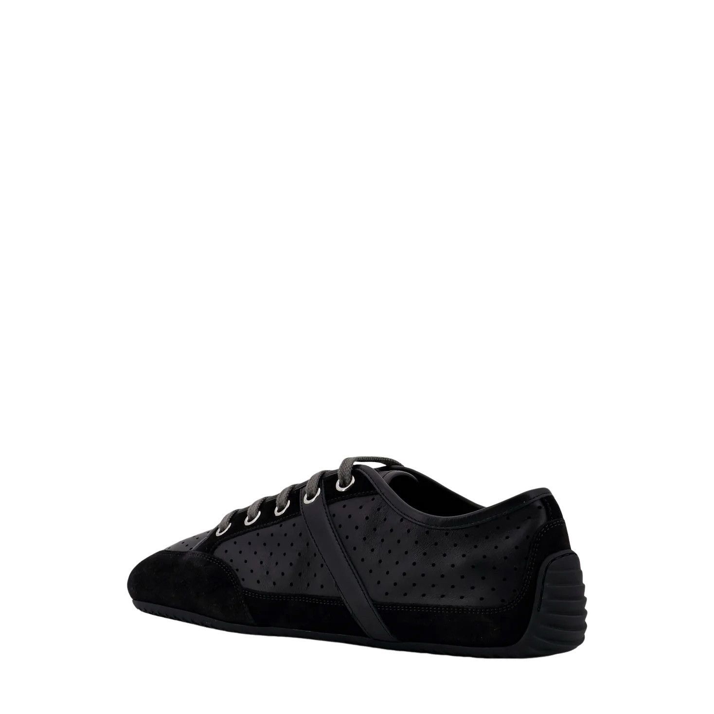 Givenchy GIVENCHY Slim Black Leather/Suede Sneakers New (Men's size:8 Size US 8 / EU 41 - 3 Thumbnail