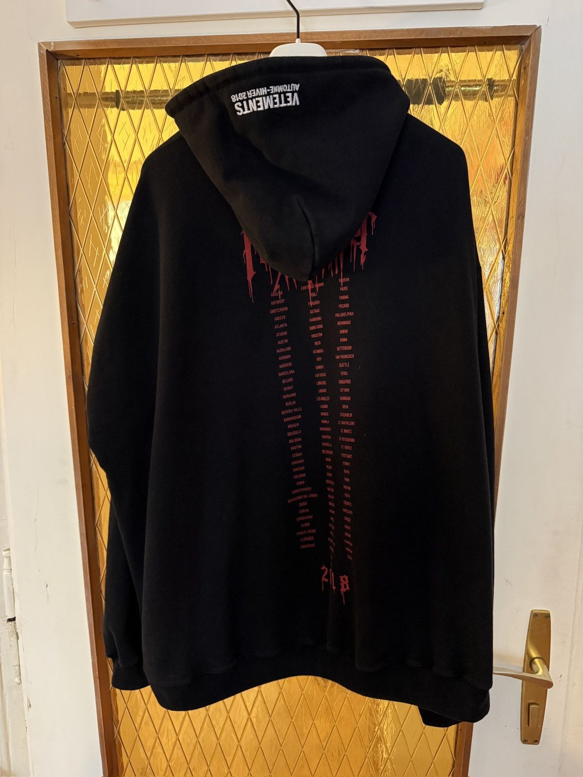 Vetements Vetements Metal Tour Hoodie (S fits XXL) Size US XXL / EU 58 / 5 - 2 Thumbnail