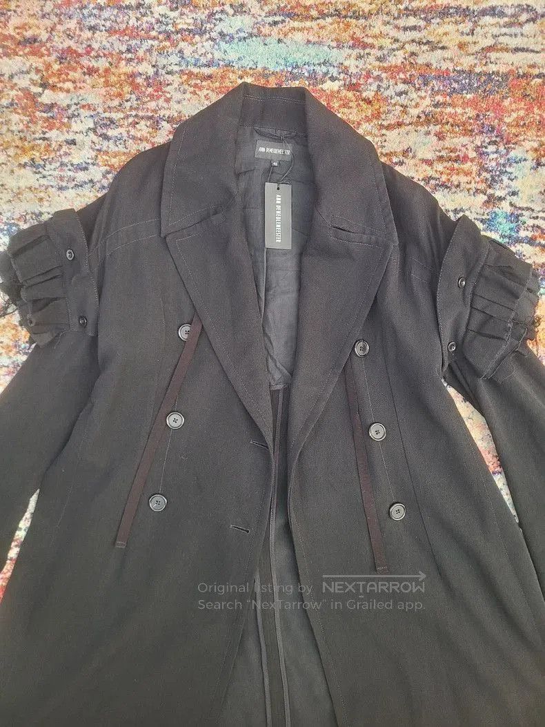 Ann Demeulemeester Ann Demeulemeester Wool Blend Coat. Size US M / EU 48-50 / 2 - 7 Thumbnail