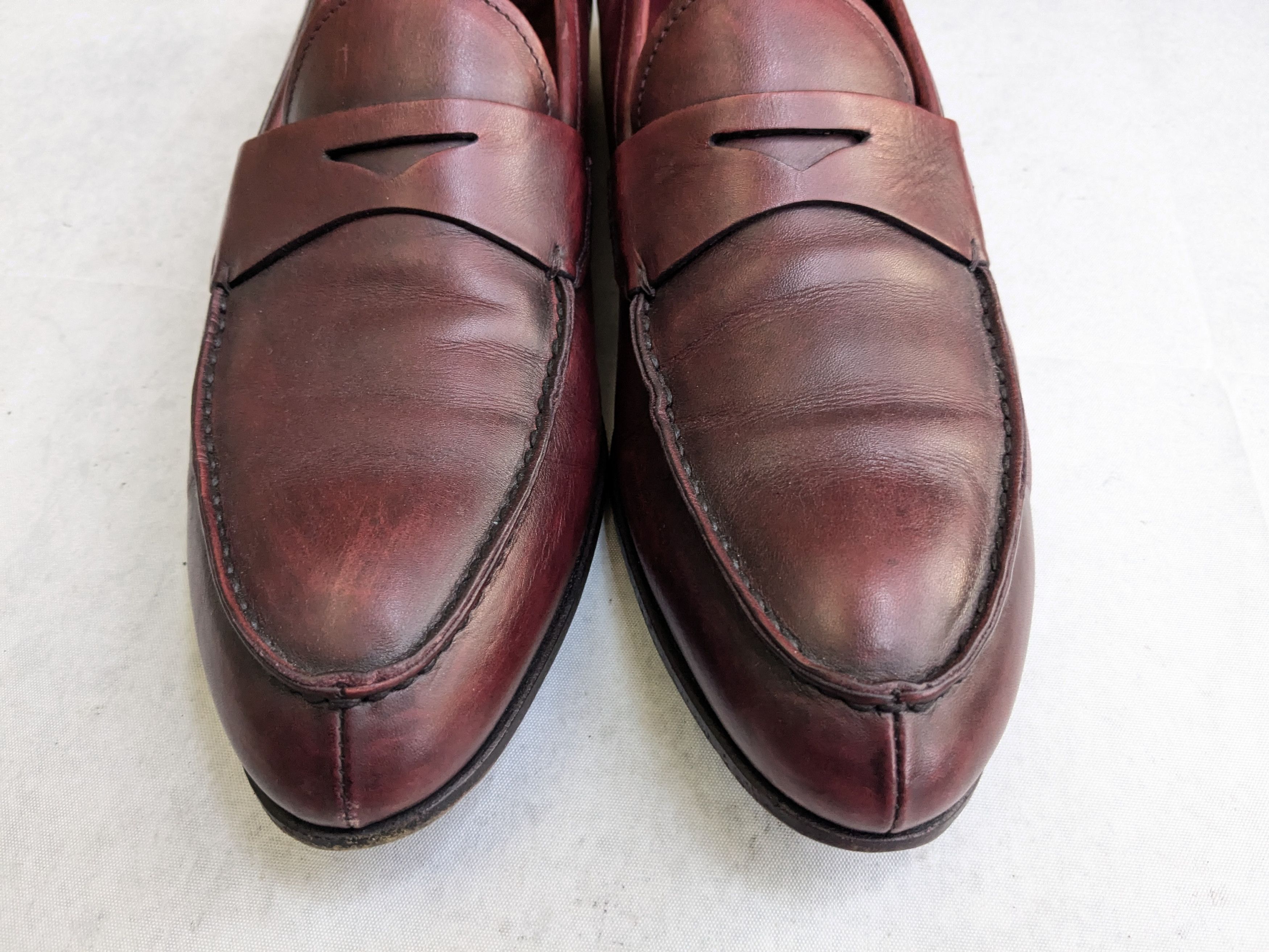 Prada Prada Loafers Red Leather US 10 Slip Ons Size US 10 / EU 43 - 4 Thumbnail