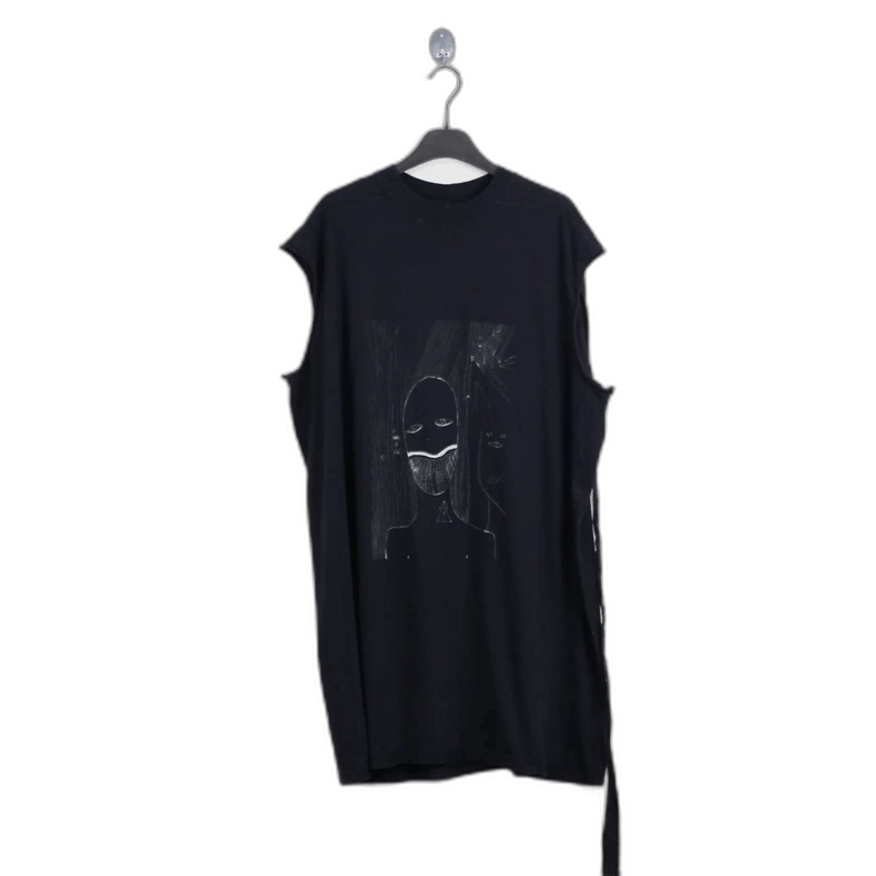 Rick Owens rickowens 23 Double Line Ghost Face Ribbon Vest Size US S / EU 44-46 / 1 - 1 Thumbnail