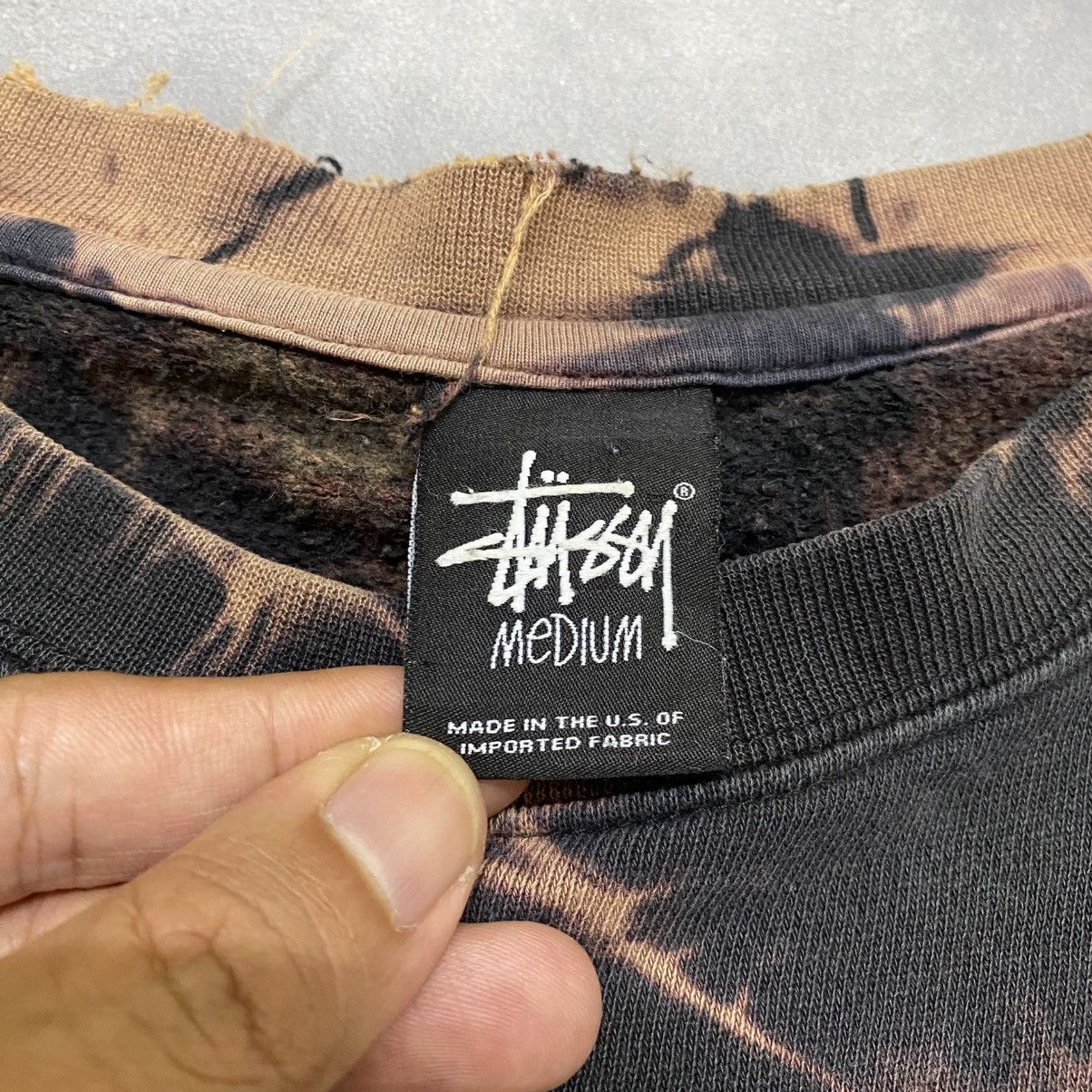 Stussy Stussy Acid Wash Tie Die Distressed Sweatshirt Size US M / EU 48-50 / 2 - 4 Thumbnail