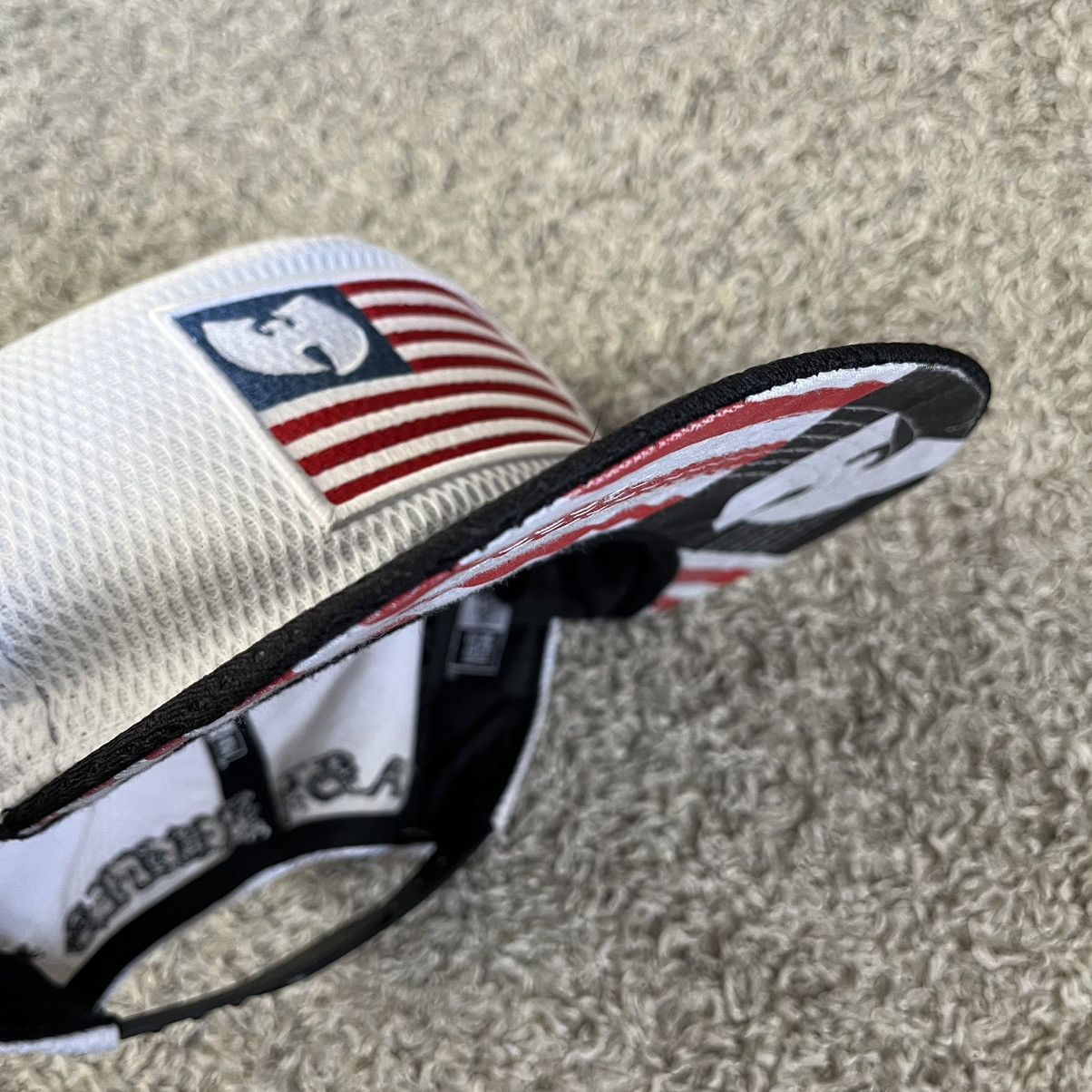 Wu-Tang Clan 🔴Wu-Tang Iron Flag Hat White Snapback WuTang Cash Rules Rza Size ONE SIZE - 14 Thumbnail