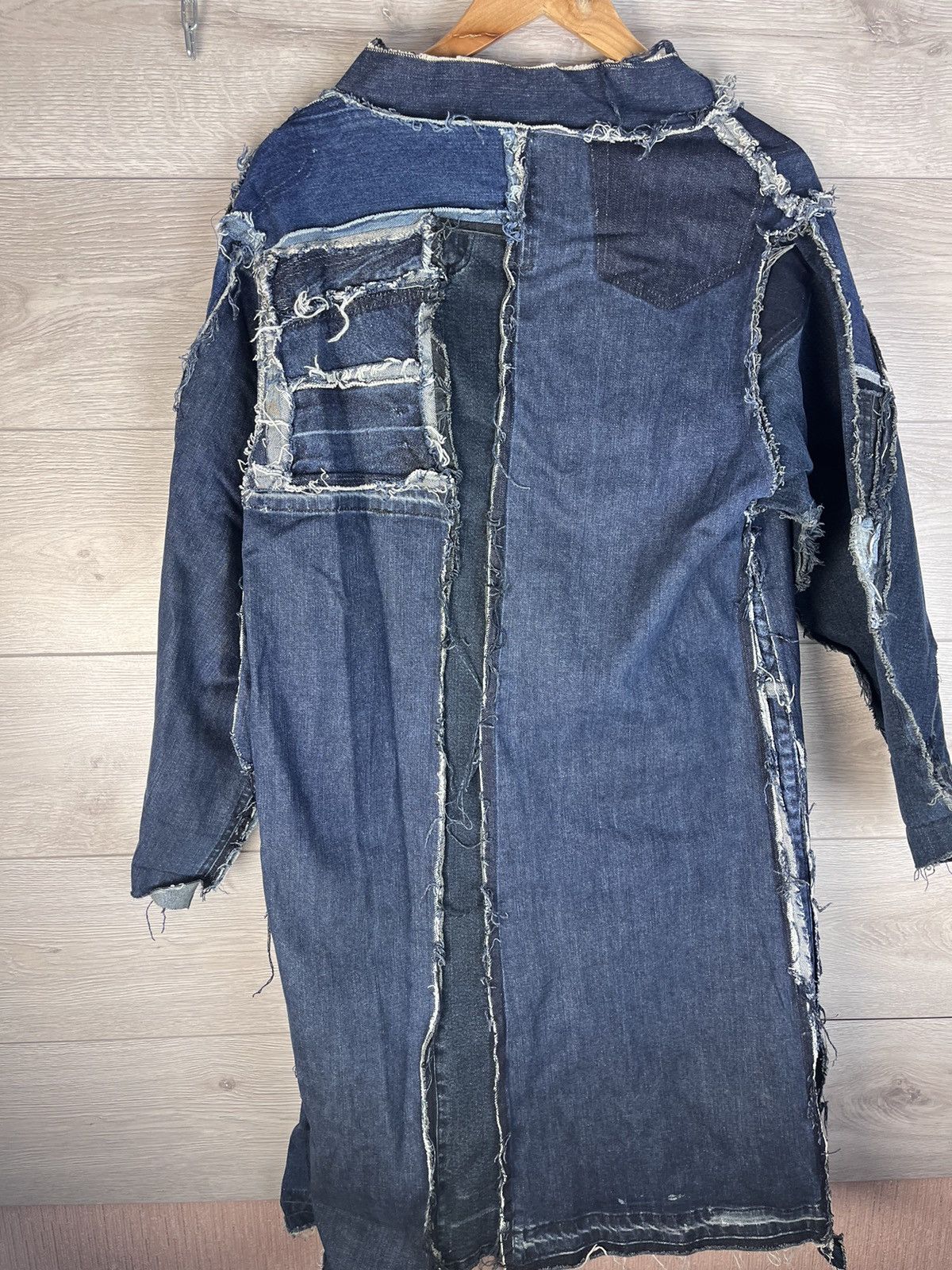Other Homemade denim women's raincoat vintage size L y2k street Size L / US 10 / IT 46 - 9 Thumbnail
