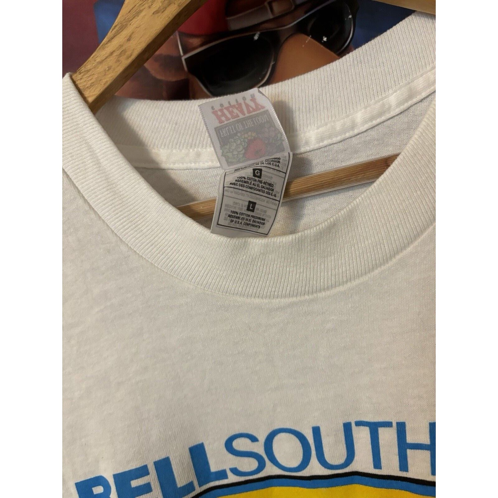 Other Vintage nascar white the real yellow bellsouth car T-shirt L Size US L / EU 52-54 / 3 - 5 Thumbnail
