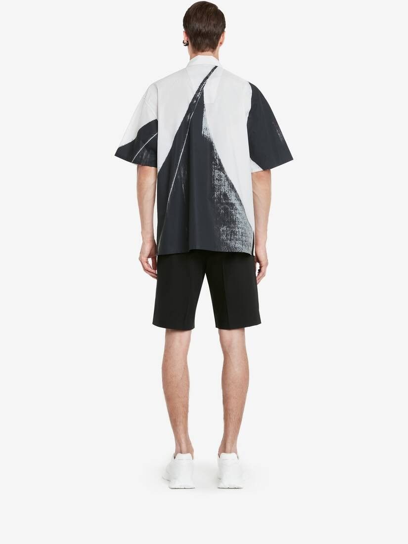 Alexander McQueen o1w1db10725 Cotton Shorts in Black Size US 38 / EU 54 - 4 Thumbnail