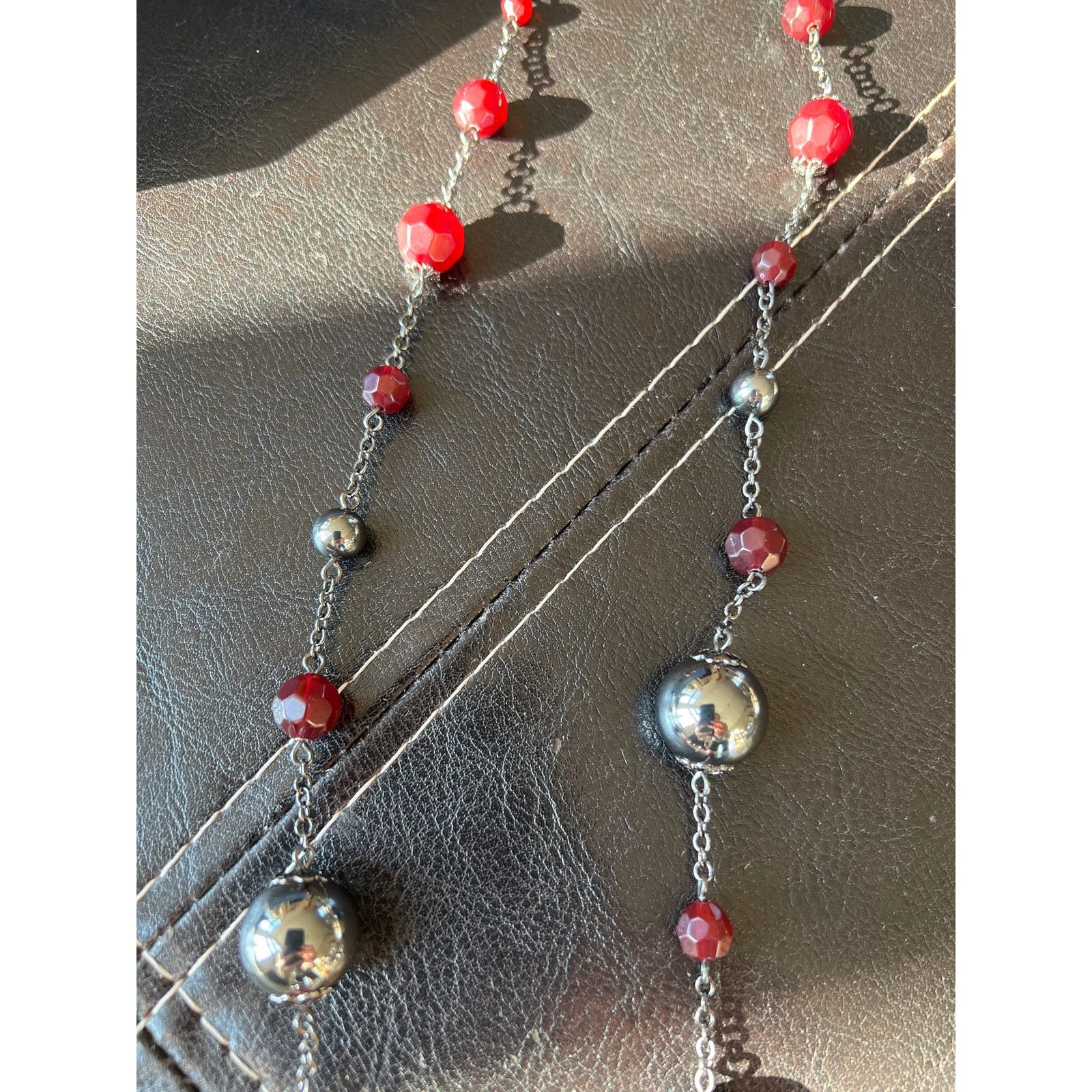 Other Lia Sophia - “Claret” Beaded Necklace Size ONE SIZE - 2 Thumbnail