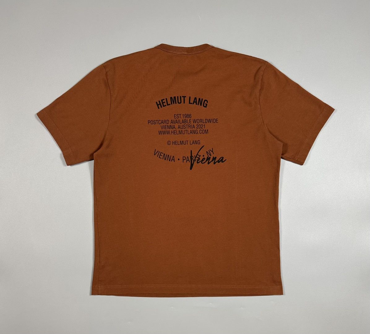 Helmut Lang Helmut Lang Vienna Postcard T-Shirt Size US L / EU 52-54 / 3 - 2 Thumbnail