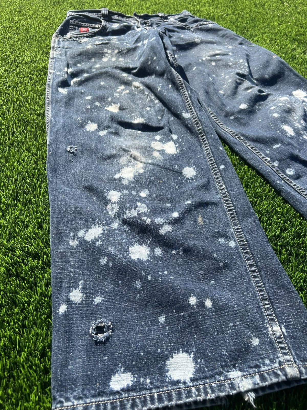 JNCO Vintage Y2K Bleach Wash JNCOS Size US 32 / EU 48 - 3 Thumbnail