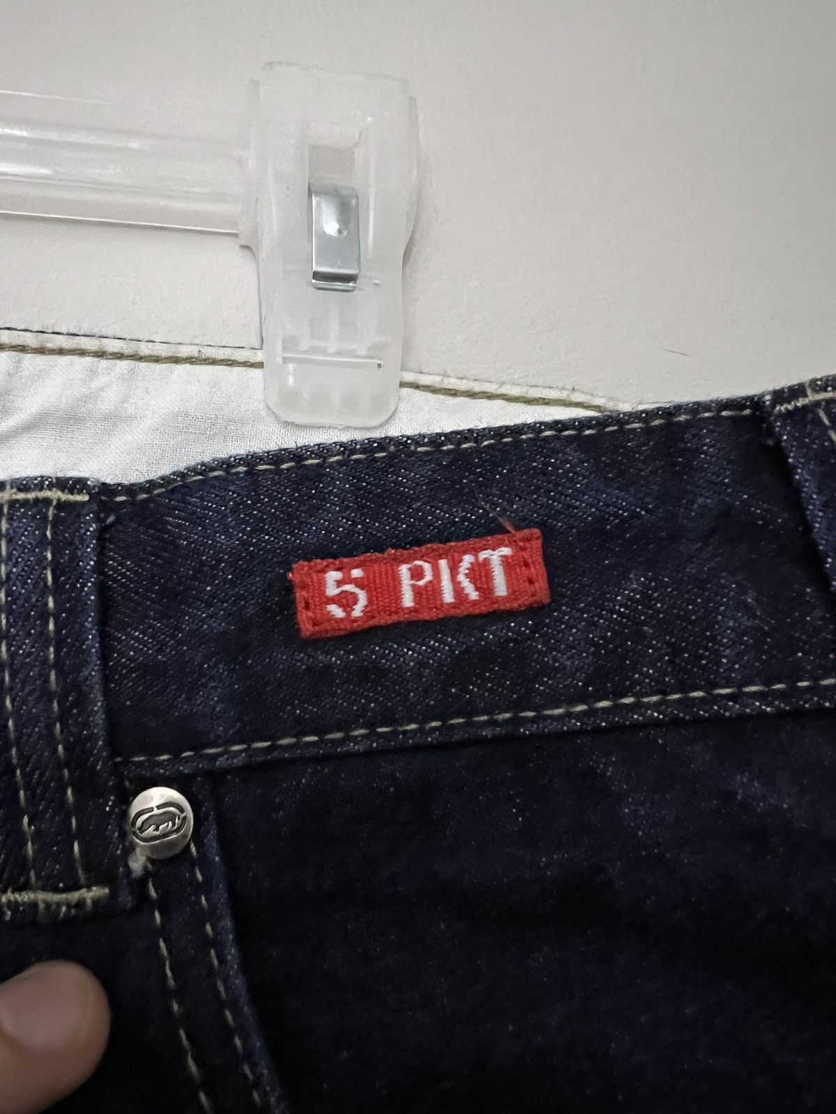 Ecko Unltd. × Vintage Vintage Y2K Ecko Unltd Baggy Navy Denim Jeans Size US 38 / EU 54 - 3 Thumbnail