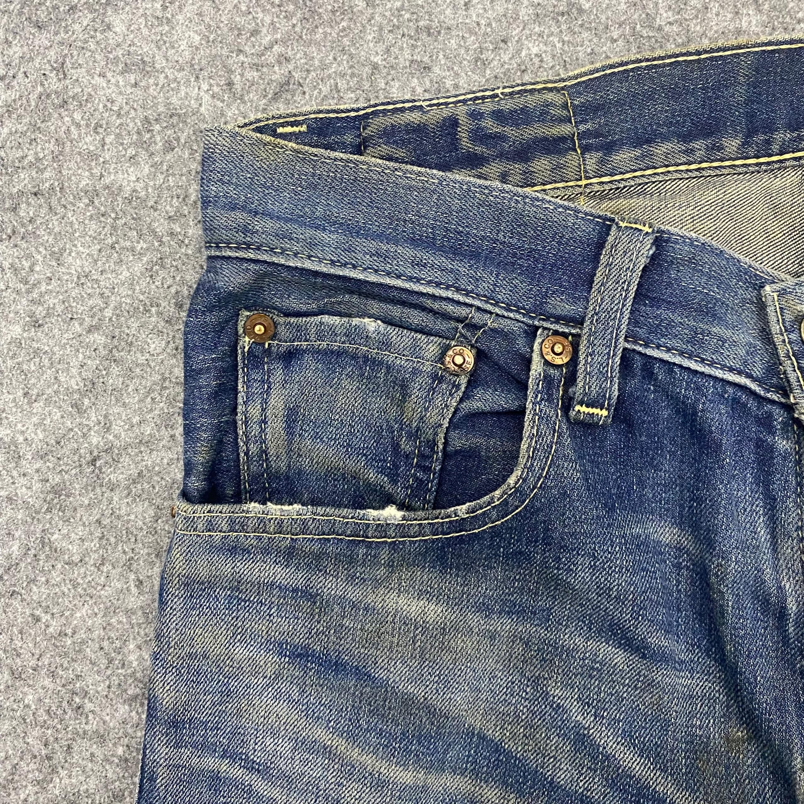 Levi's Vintage Levis 503 Distressed Denim Kurt Cobain Style Size US 30 / EU 46 - 10 Thumbnail