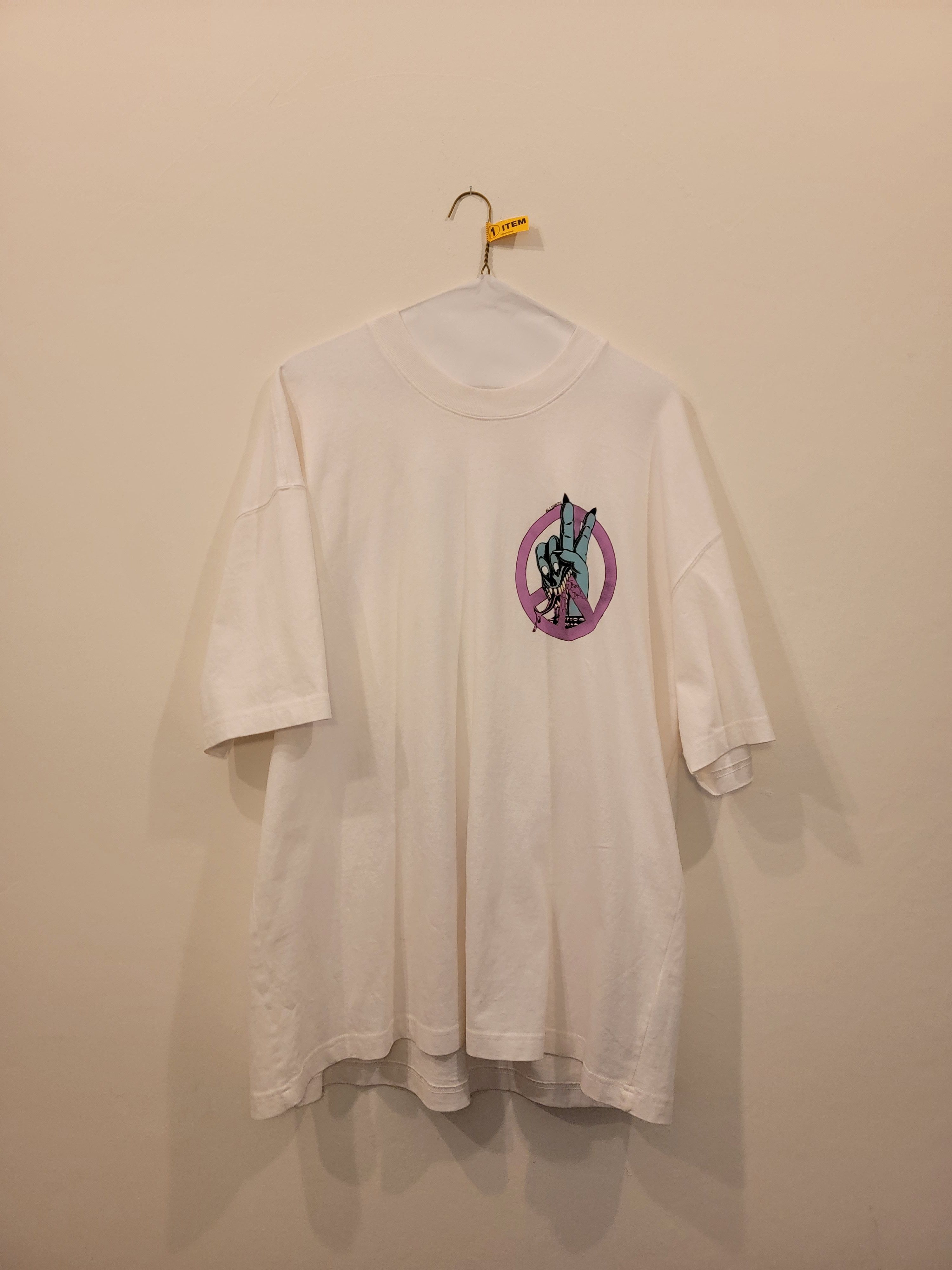 Allsaints Allsaints Peace Sign Tee (L) Size US L / EU 52-54 / 3 - 1 Thumbnail