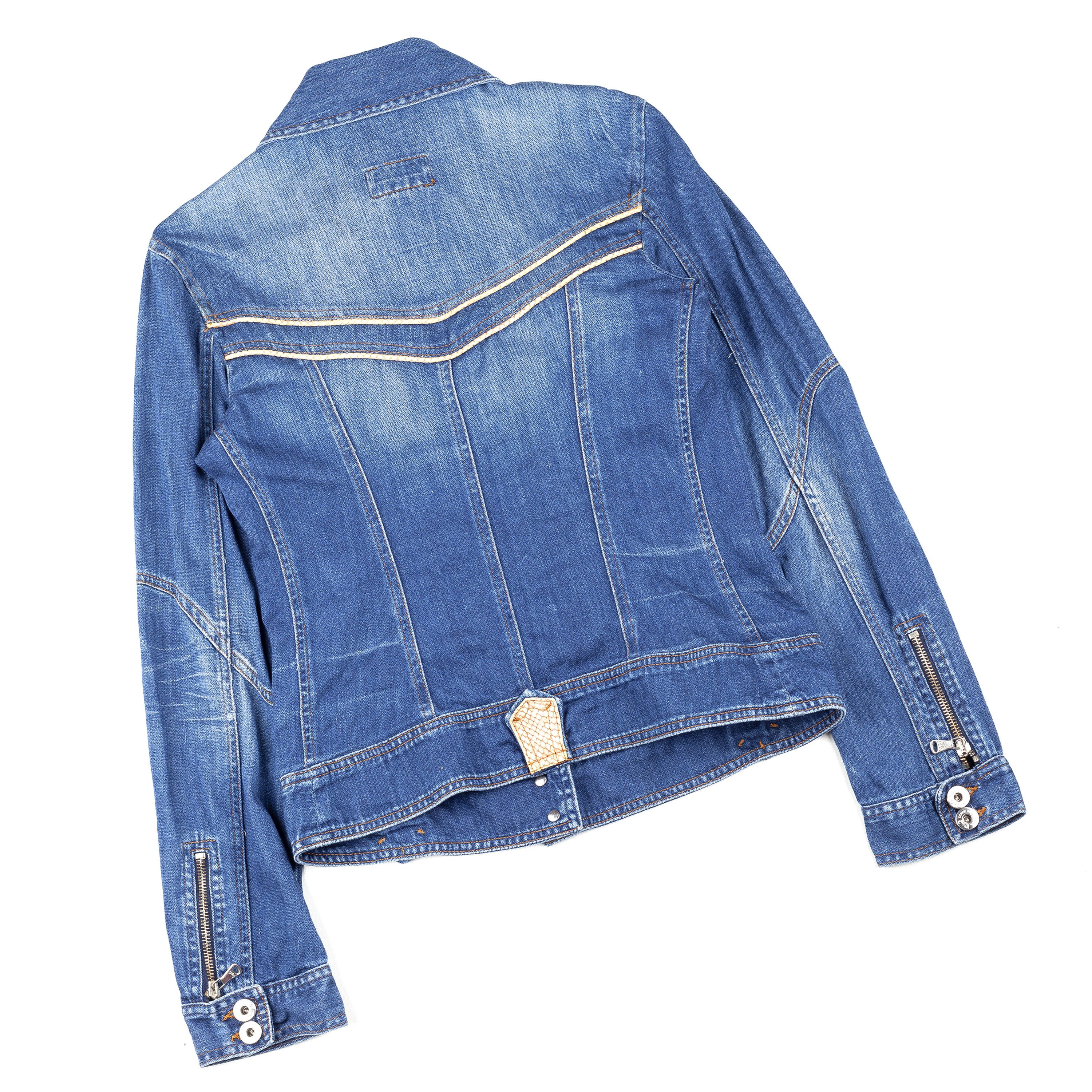 Dolce & Gabbana Dolce & Gabbana Vintage Denim Jacket (S) Size S / US 4 / IT 40 - 2 Thumbnail