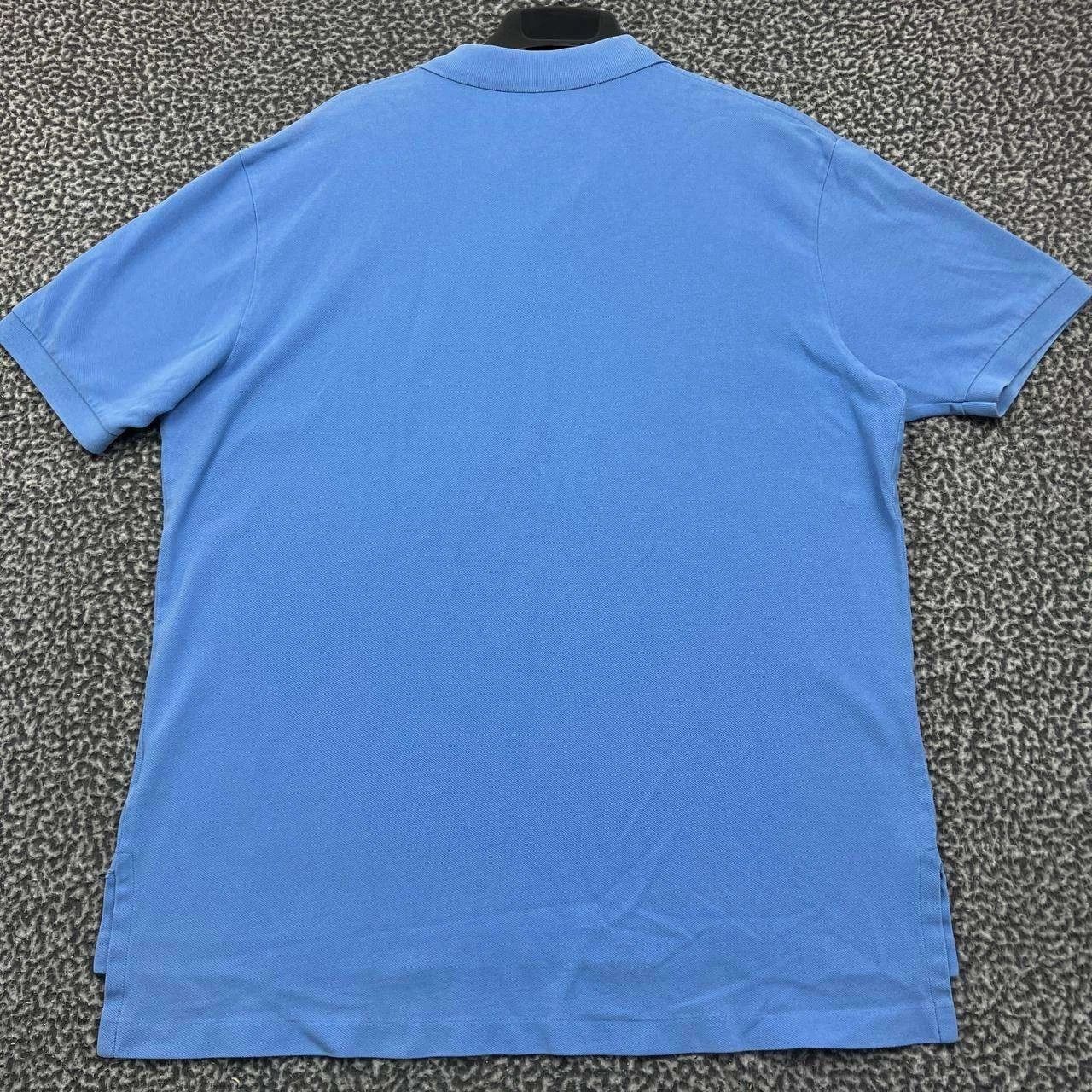 Polo Ralph Lauren Vintage Polo Ralph Lauren Polo Shirt Men XL Blue Cotton Size US XL / EU 56 / 4 - 2 Thumbnail