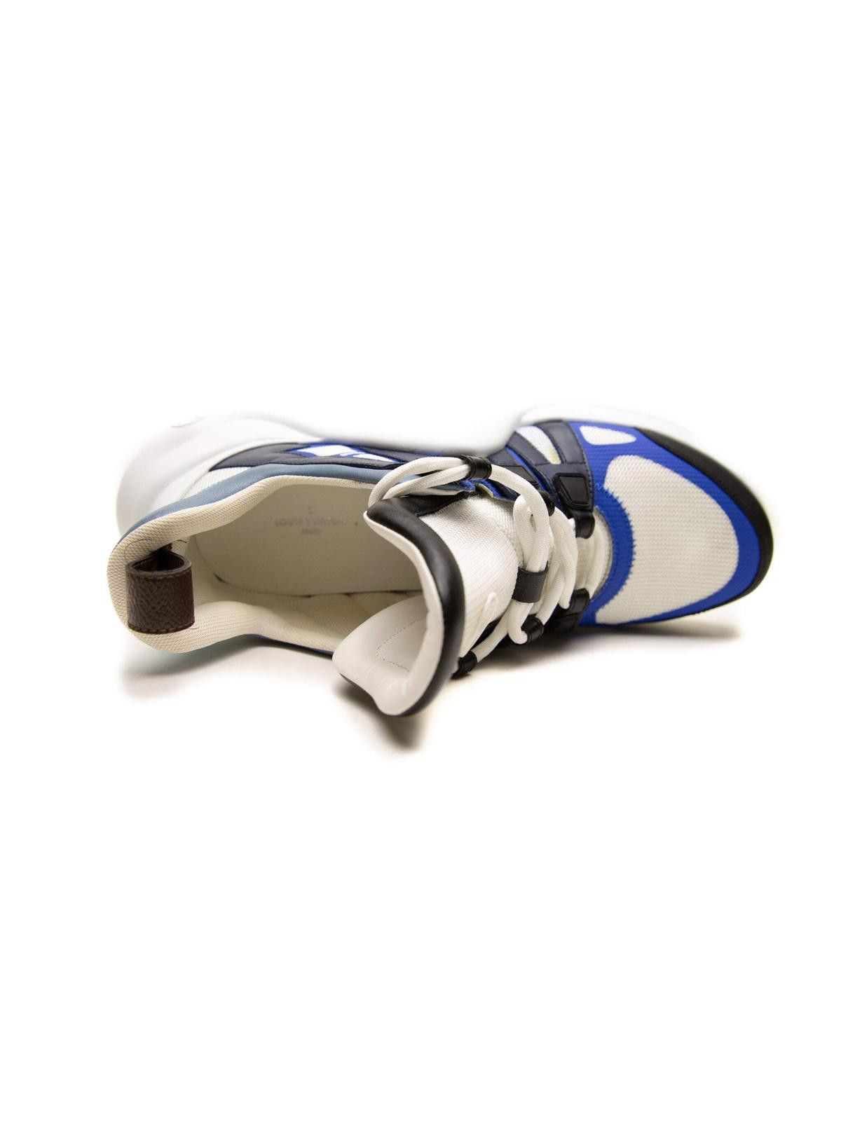 Louis Vuitton Louis Vuitton Womens LV Archlight Blue Trainers 6 Blue Size US 8 / IT 38 - 4 Thumbnail
