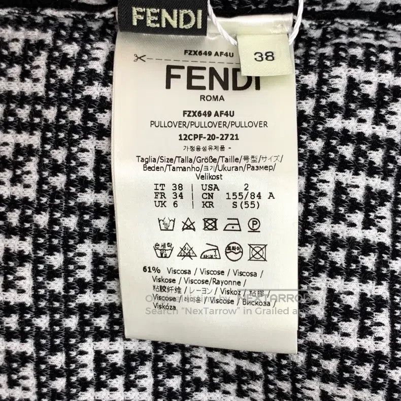 Fendi Fendi Color block logo letter all-over print round neck sh Size XS / US 0-2 / IT 36-38 - 6 Thumbnail