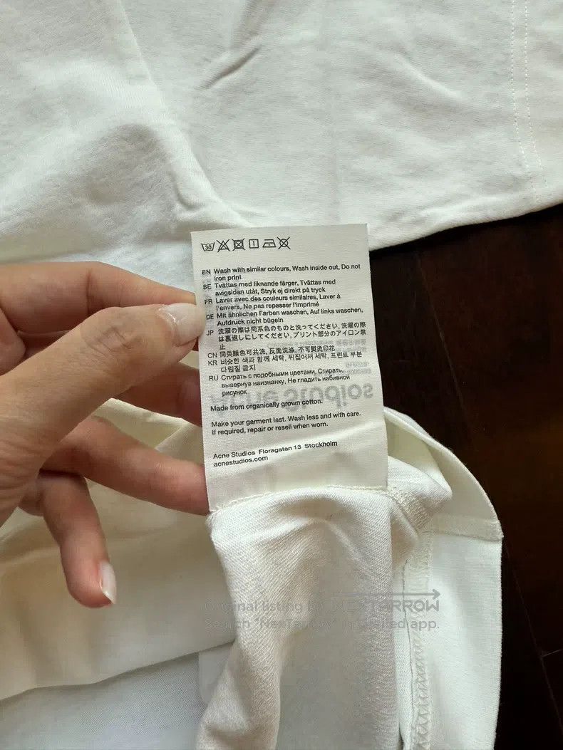 Acne Studios Acne Studios White short-sleeved top Size US XS / EU 42 / 0 - 7 Thumbnail