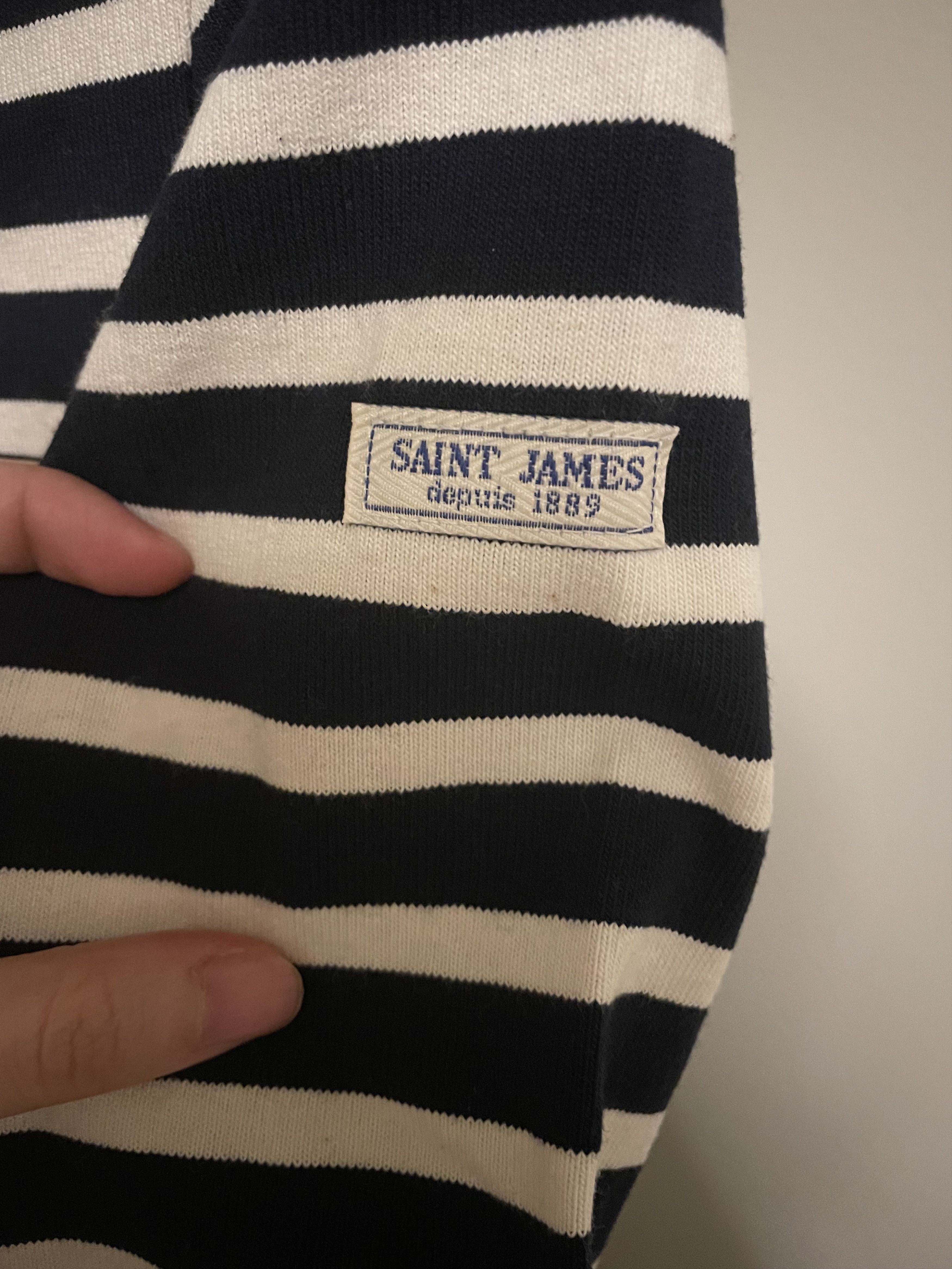 Saint James Saint James Galathée II Breton Striped Top - ¾ Sleeve Size M / US 6-8 / IT 42-44 - 2 Thumbnail