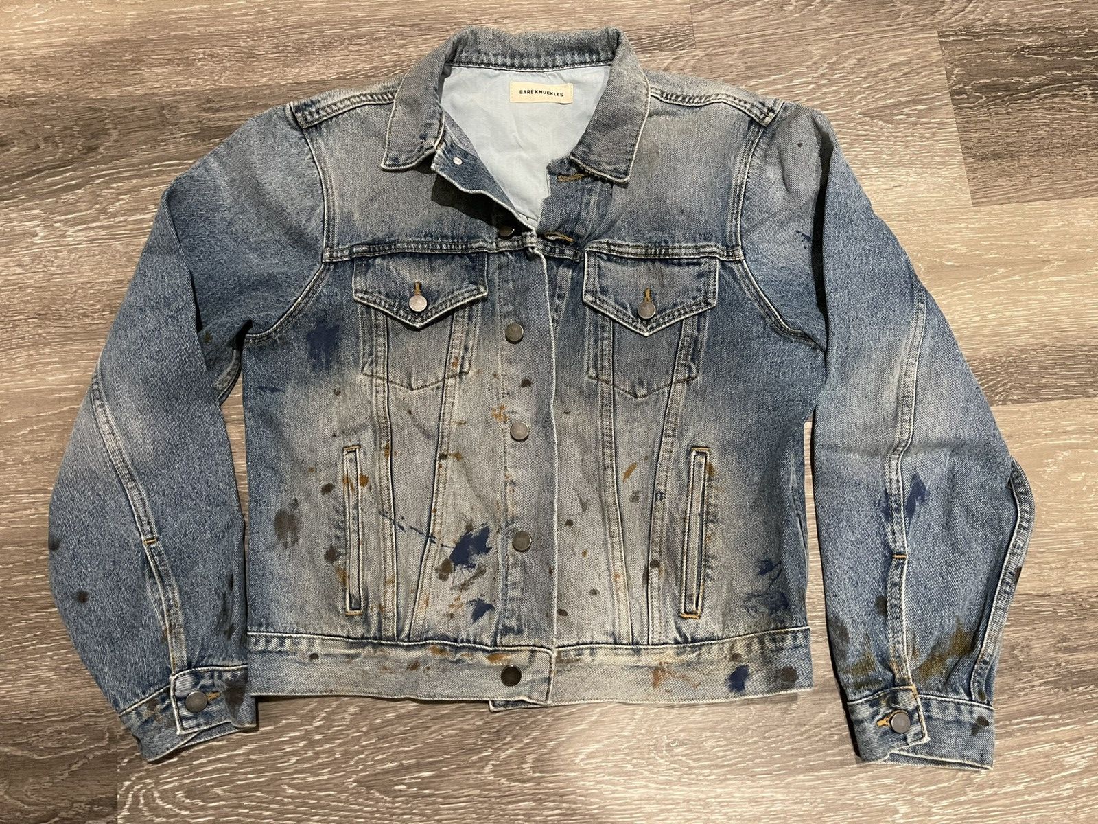 Bare Knuckles Bare knuckles Denim Jacket with paints Size US M / EU 48-50 / 2 - 1 Thumbnail