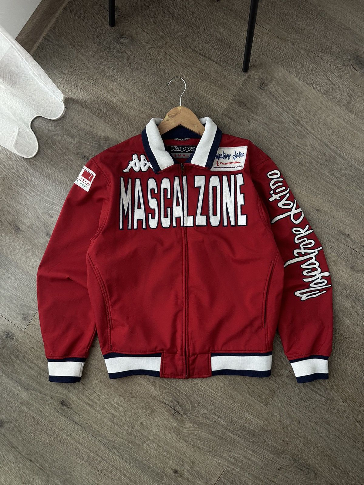 Kappa Vintage Mascalzone Red 90’s Latino Jacket Size US M / EU 48-50 / 2 - 2 Thumbnail