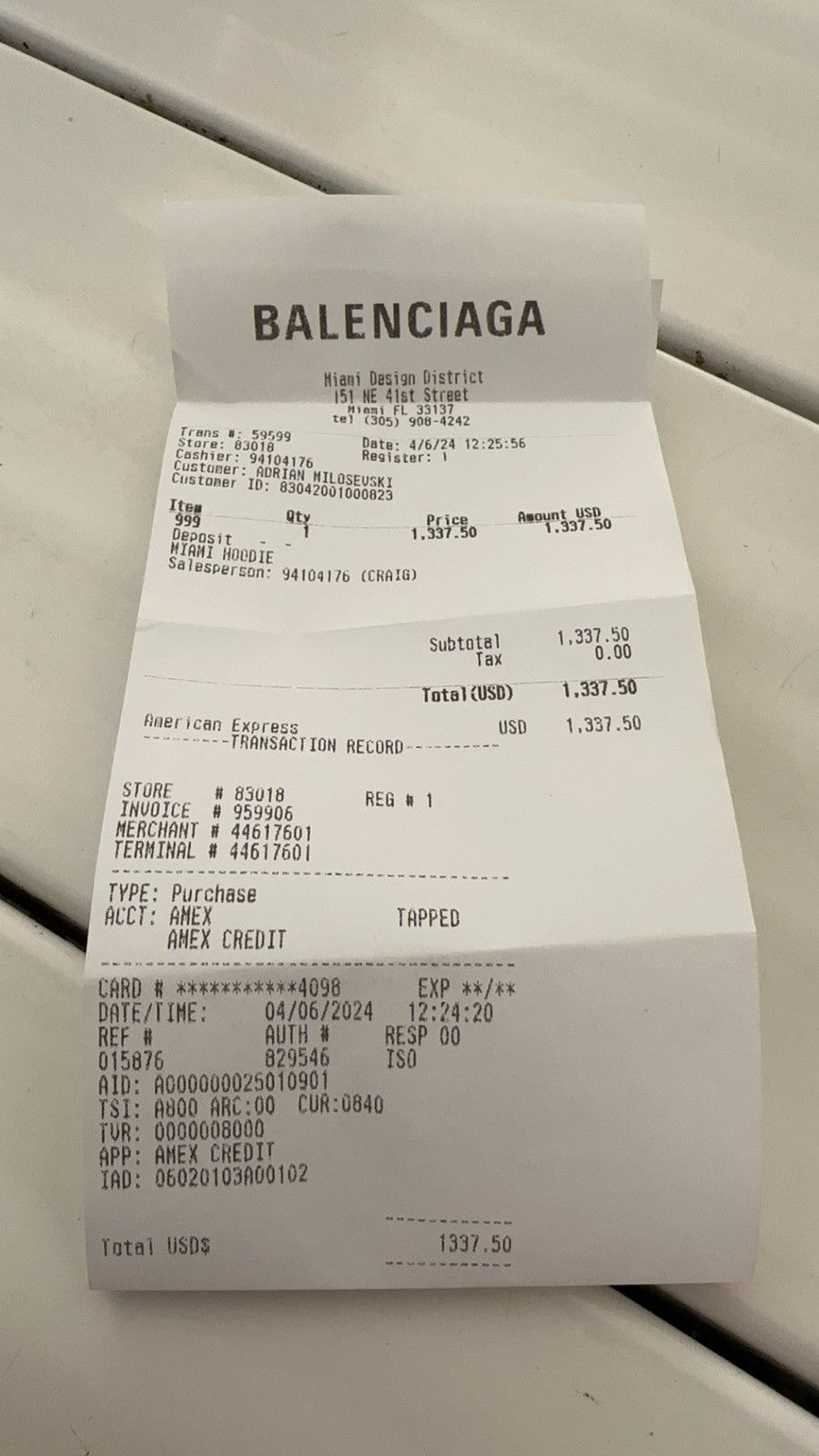 Balenciaga Balenciaga MIAMI EXCLUSIVE White Soccer Hoodie Size US L / EU 52-54 / 3 - 10 Thumbnail