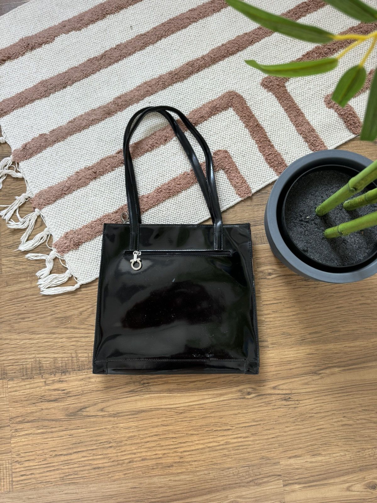 Salvatore Ferragamo × Vintage SALVATORE FERRAGAMO MADE IN ITALY LACQUER BAG Size ONE SIZE - 3 Thumbnail