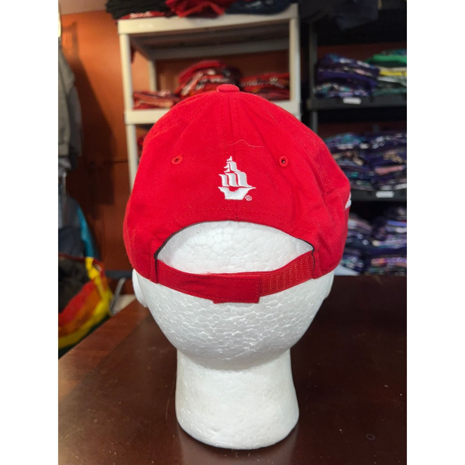 Vintage Vintage Mayflower Motorsports Hat Black Red Cap Headwear OS Size ONE SIZE - 5 Thumbnail