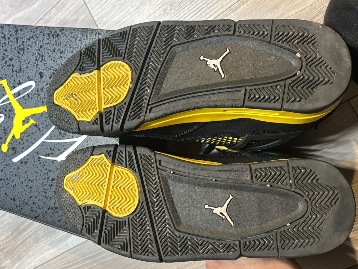 Nike Jordan 4 yellow thunder Size US 11 / EU 44 - 11 Thumbnail