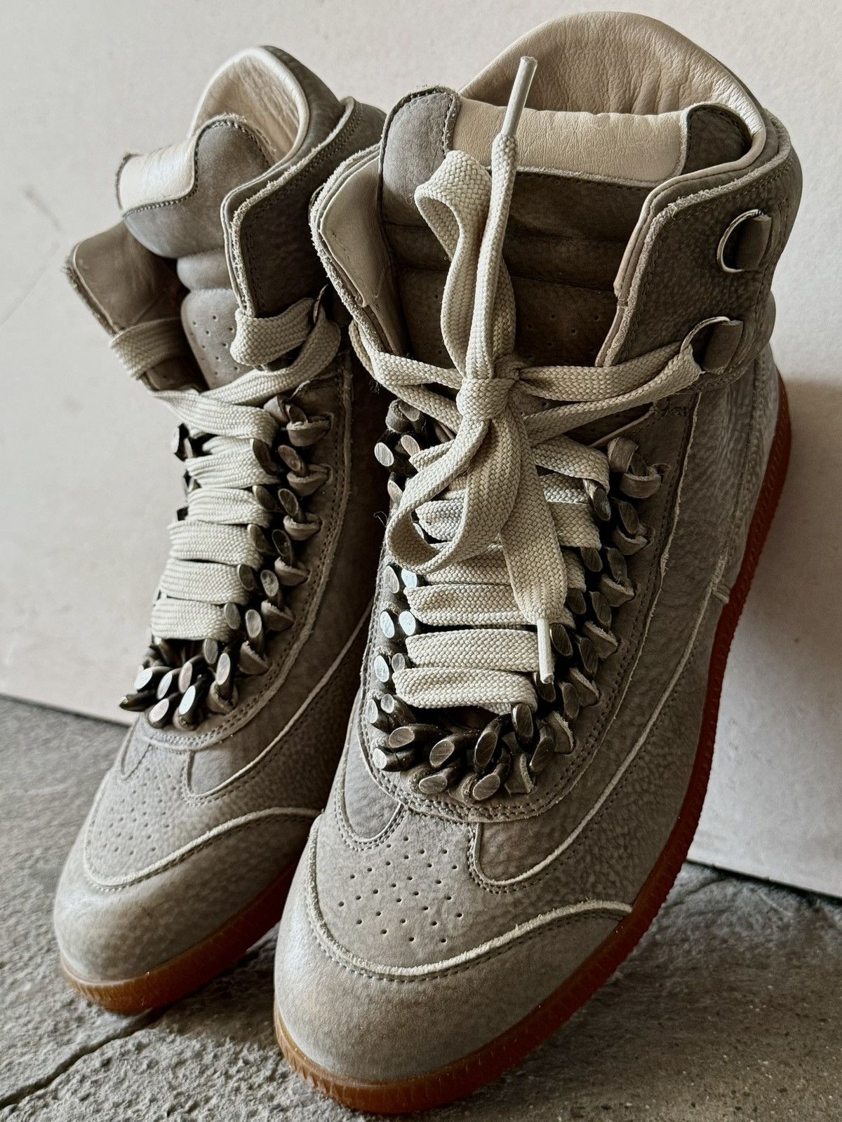 Maison Margiela MAISON MARGIELA DDSTCK HIGH TOP SNEAKERS