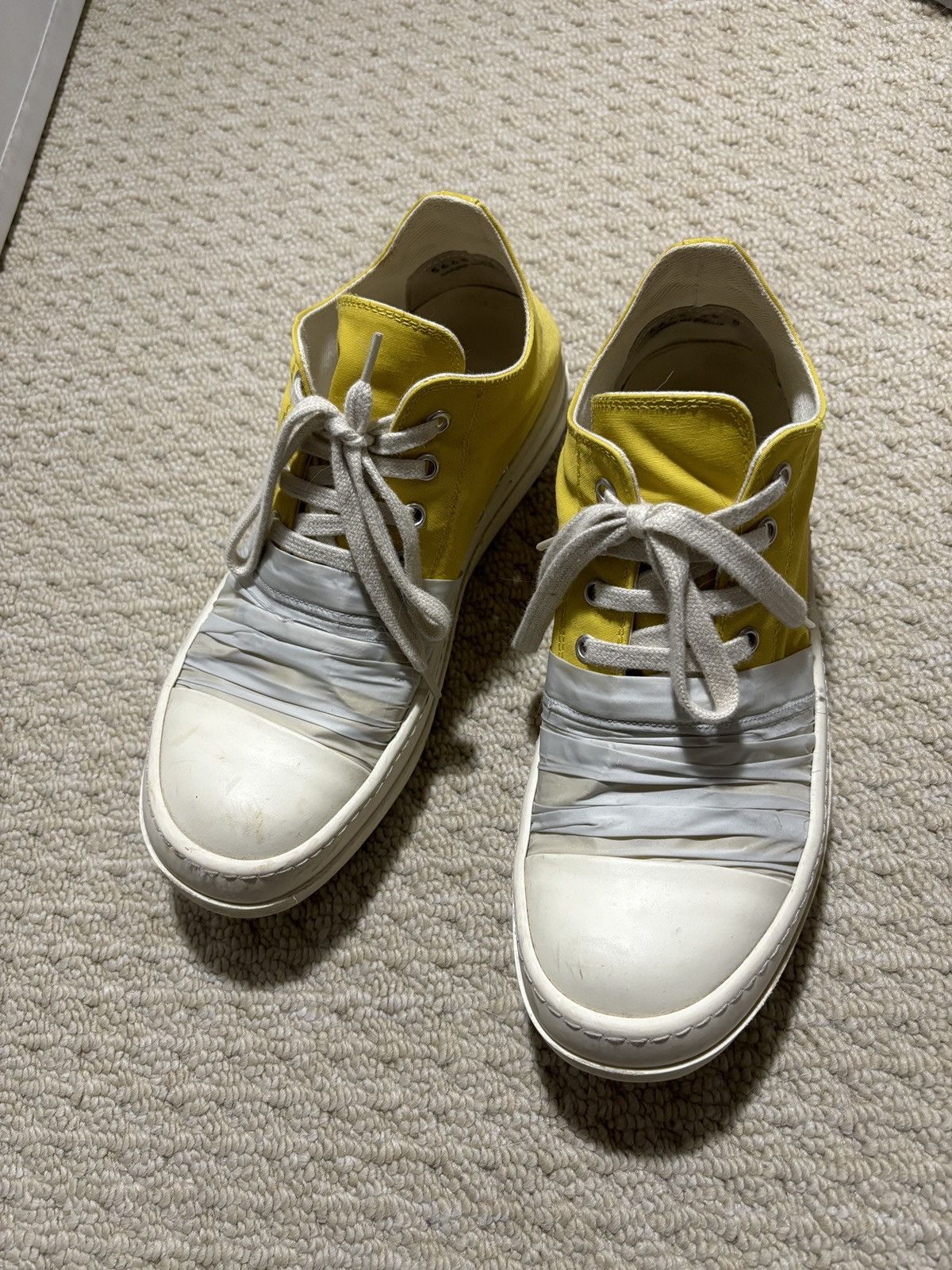 image of Low Wrap Rick Owens Trainer Shoes in Yellow, Women's (Size 9)
