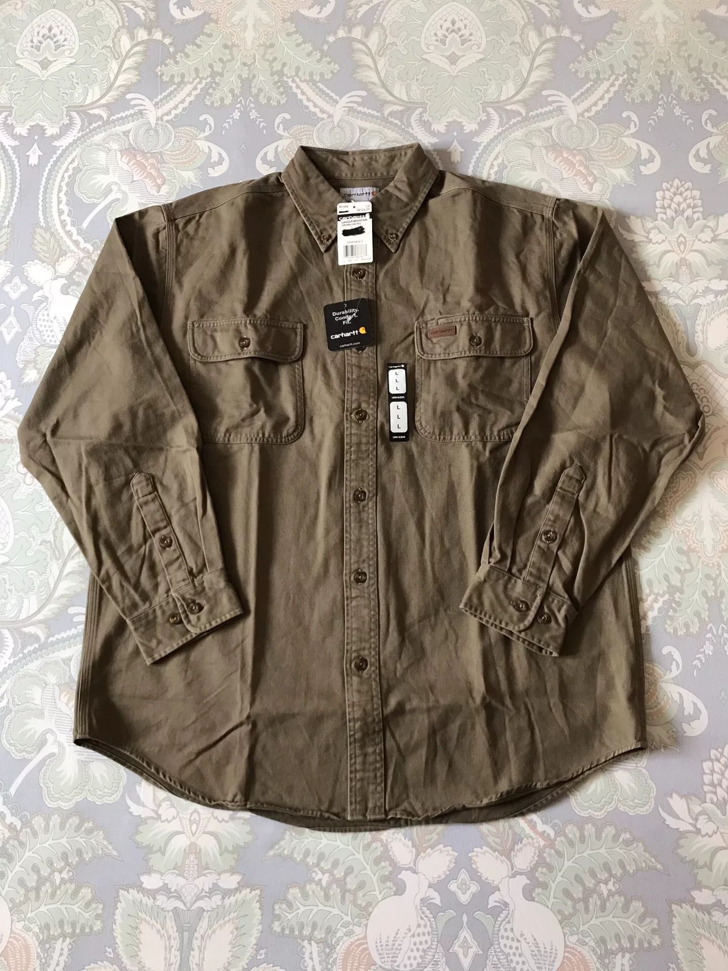Carhartt Carhartt S09 MRH Work Shirt Size US L / EU 52-54 / 3 - 1 Thumbnail