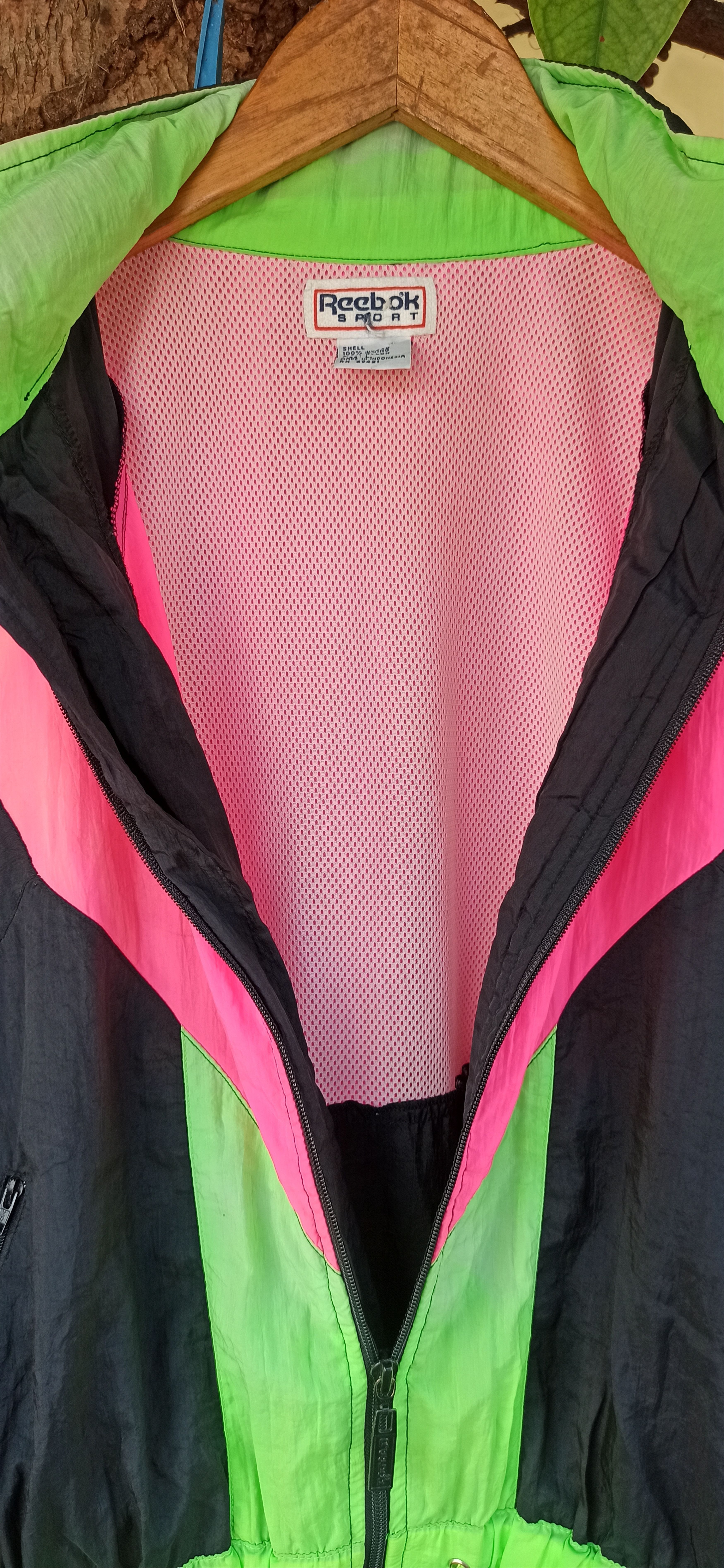 Reebok × Vintage Vintage Neon Accent Reebok Windbraker Size US XL / EU 56 / 4 - 8 Thumbnail
