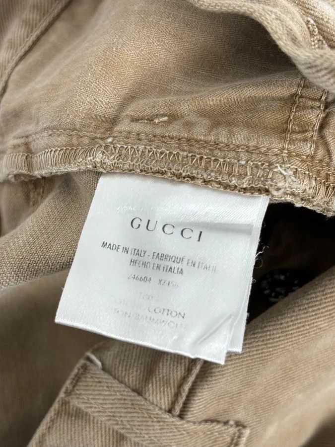 Gucci 2010s Gucci Beige Skinny Pants Size US 32 / EU 48 - 15 Thumbnail