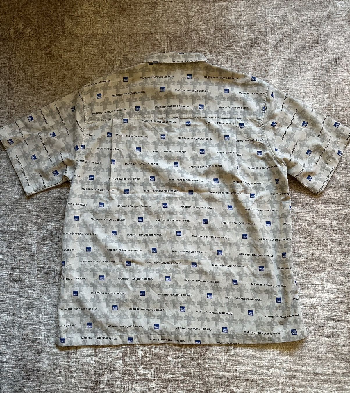 Marithe + Francois Girbaud Vintage Rare Marithe + Francois Girbaud Logo Print Shirt Size US L / EU 52-54 / 3 - 5 Thumbnail