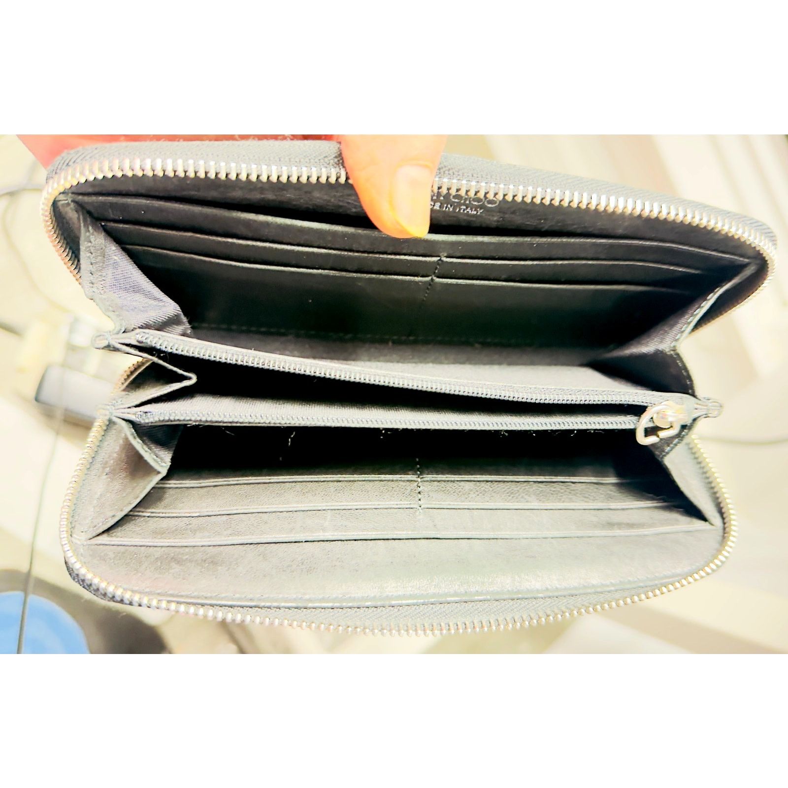 Jimmy Choo JIMMY CHOO Zip Around Long Wallet BLK Star Studs Ltd Edition Size ONE SIZE - 3 Thumbnail