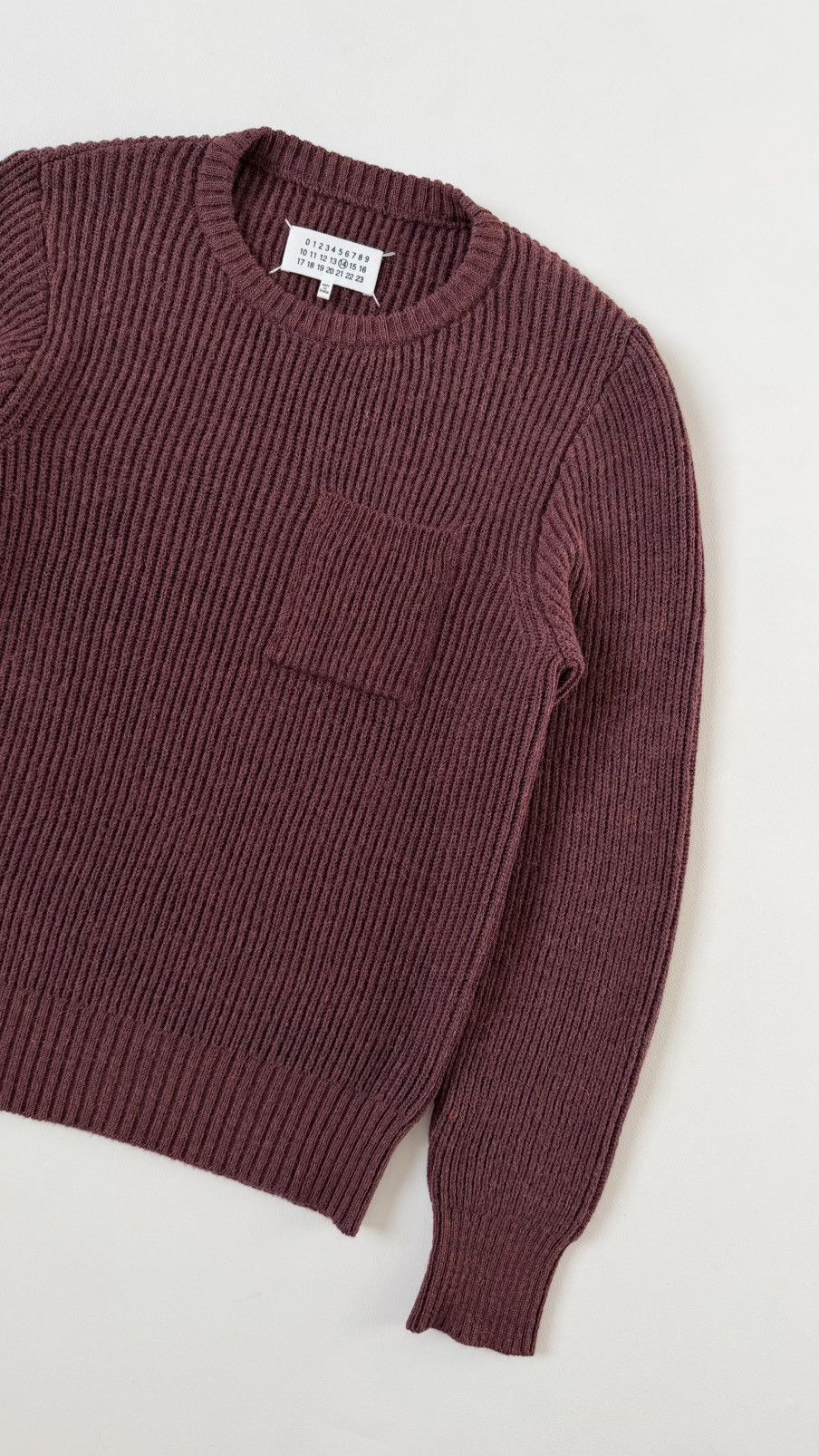Maison Margiela A/W 16 Rust Orange Ribbed Alpaca Wool Sweater Size US M / EU 48-50 / 2 - 6 Thumbnail