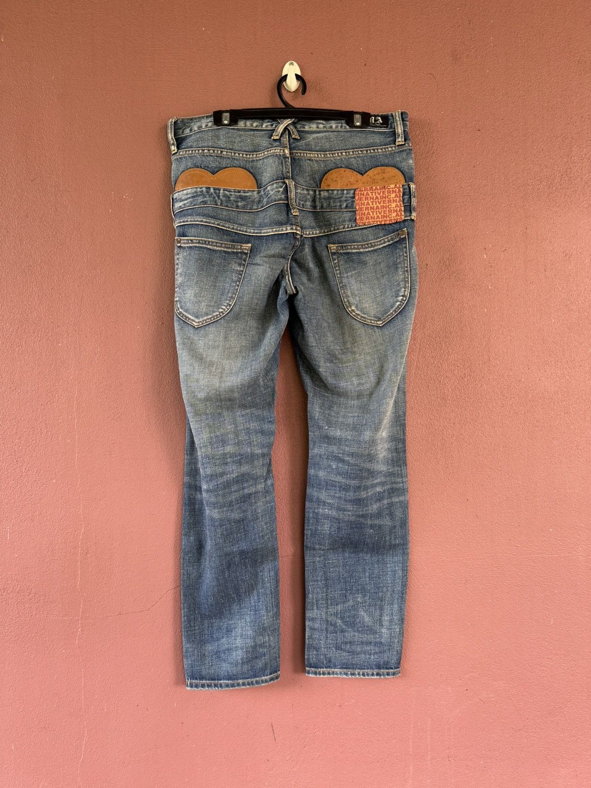 Japanese Brand RNA Inc. Seditionaries Japanese Designer Double Waist Jeans Size US 32 / EU 48 - 2 Thumbnail