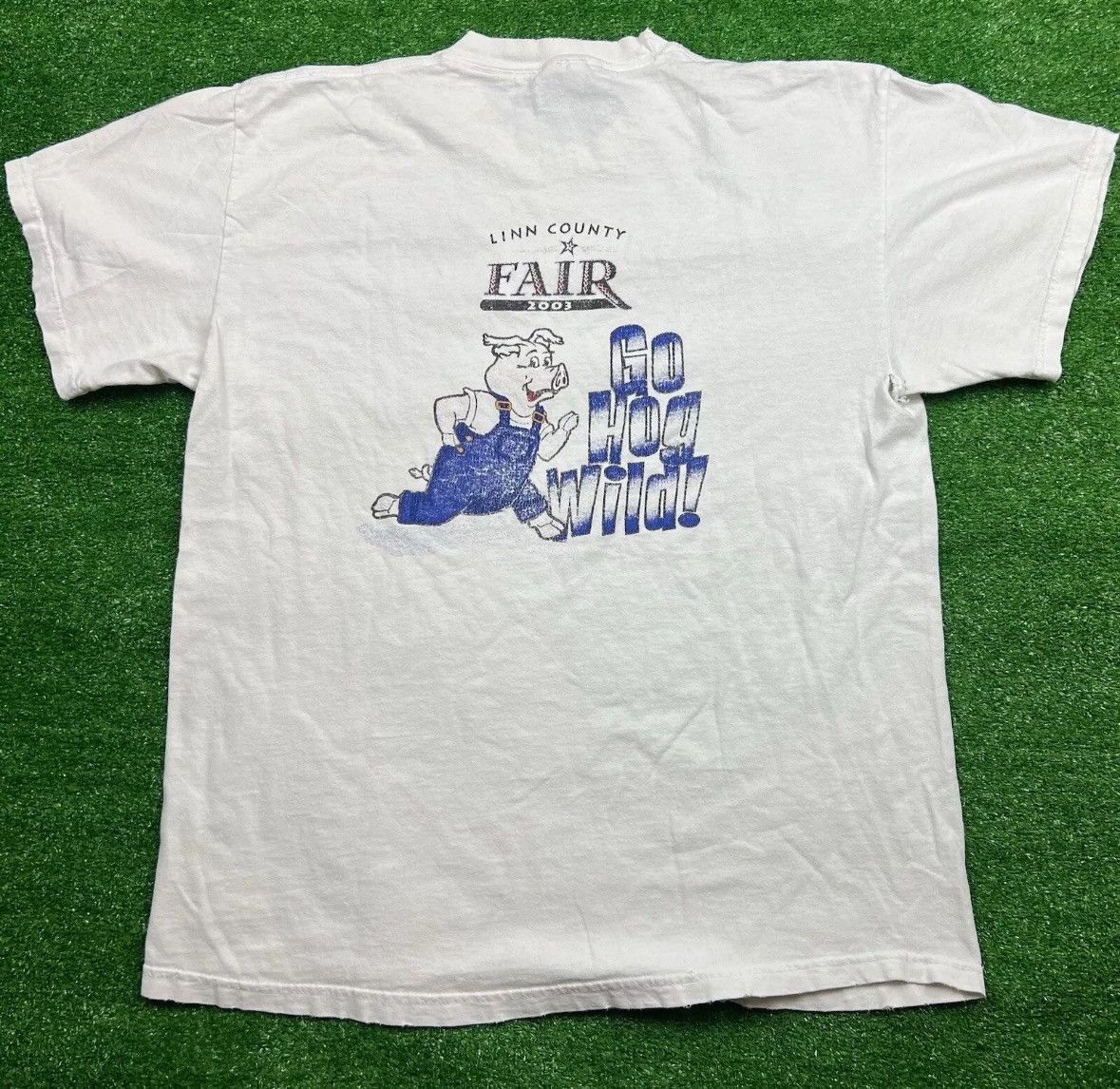 Vintage Vintage white linn county t shirt Size US S / EU 44-46 / 1 - 2 Thumbnail
