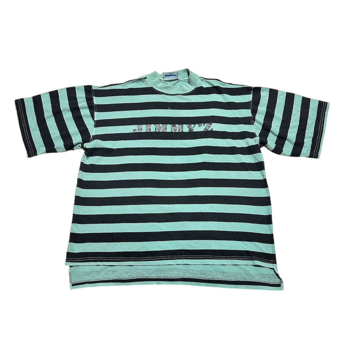 Vintage Vtg Jimmy Z Boarder stripe tee Size US L / EU 52-54 / 3 - 1 Thumbnail