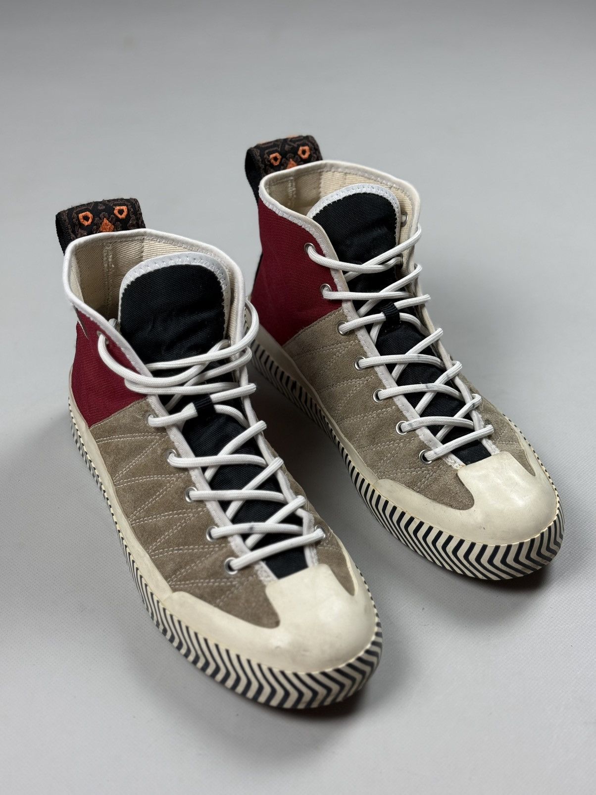 Acne Studios Acne Studios FW17 Connor High Top Sneakers Shoes Size 44 Size US 10 / EU 43 - 1 Thumbnail